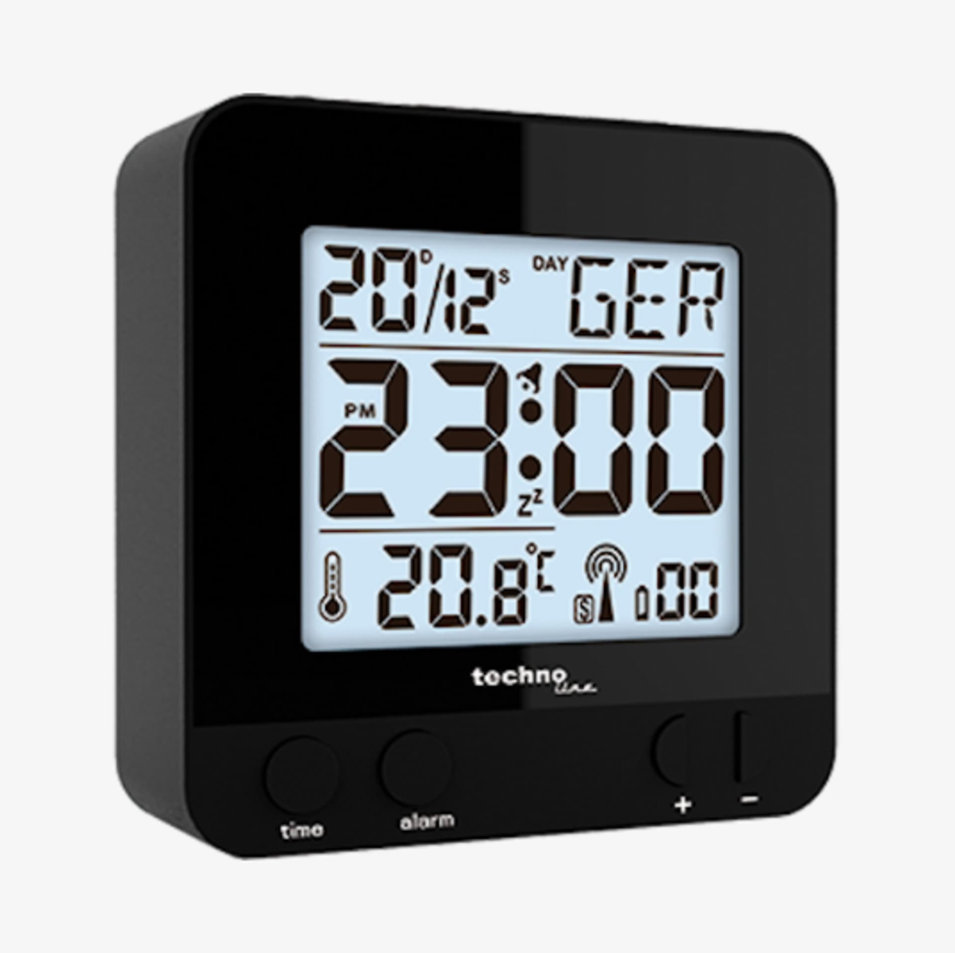 

Budzik cyfrowy TECHNOLINE WT235B AIR Home Black