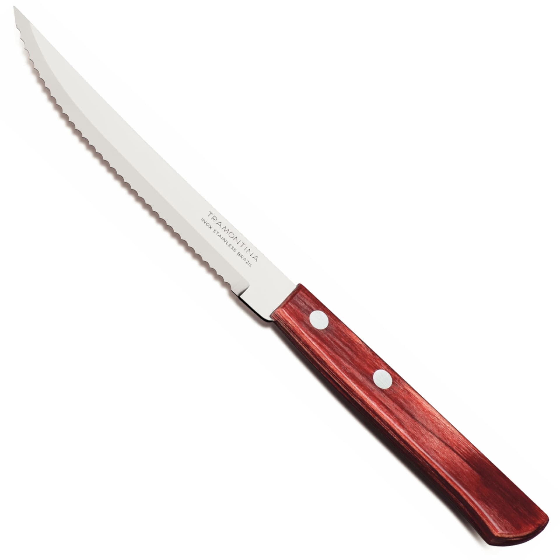 

Nóż stołowy do steków pizzy Churrasco w blistrze zestaw 6 szt. dł. 215 mm