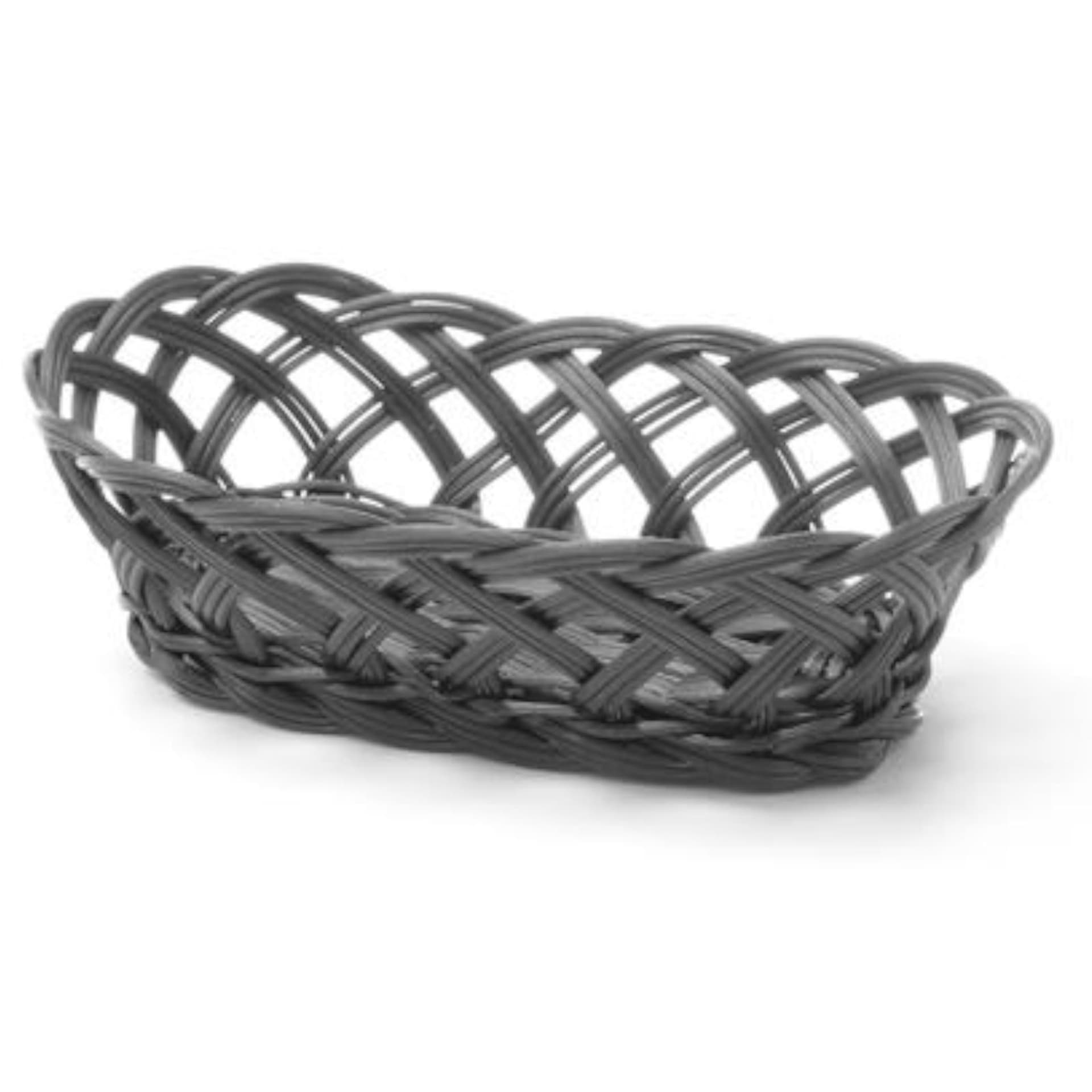 

Koszyk pojemnik na owoce warzywa pleciony owalny 225x130x55 mm - Hendi 426234