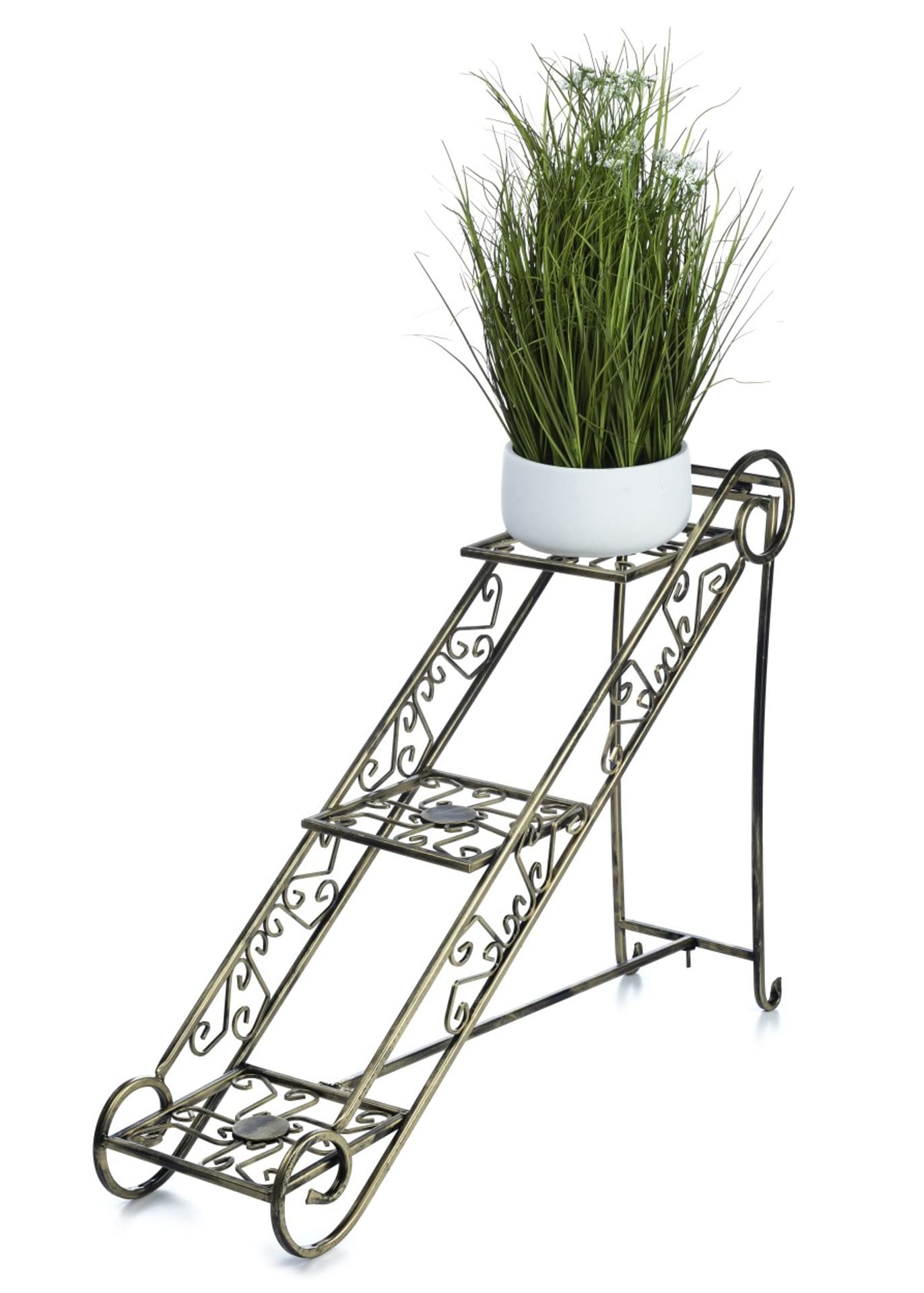 

Kwietnik składany potrójny LOFT metalowy 85 cm