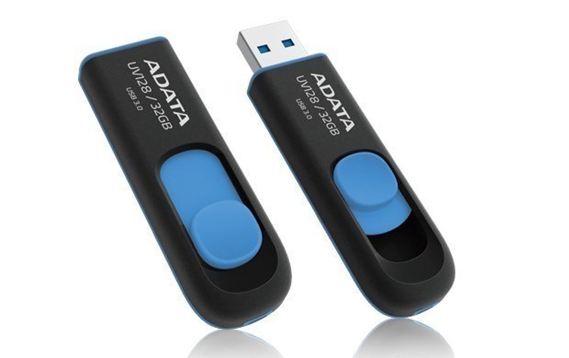 

ADATA UV128 32 GB, USB 3.0, Black/Blue