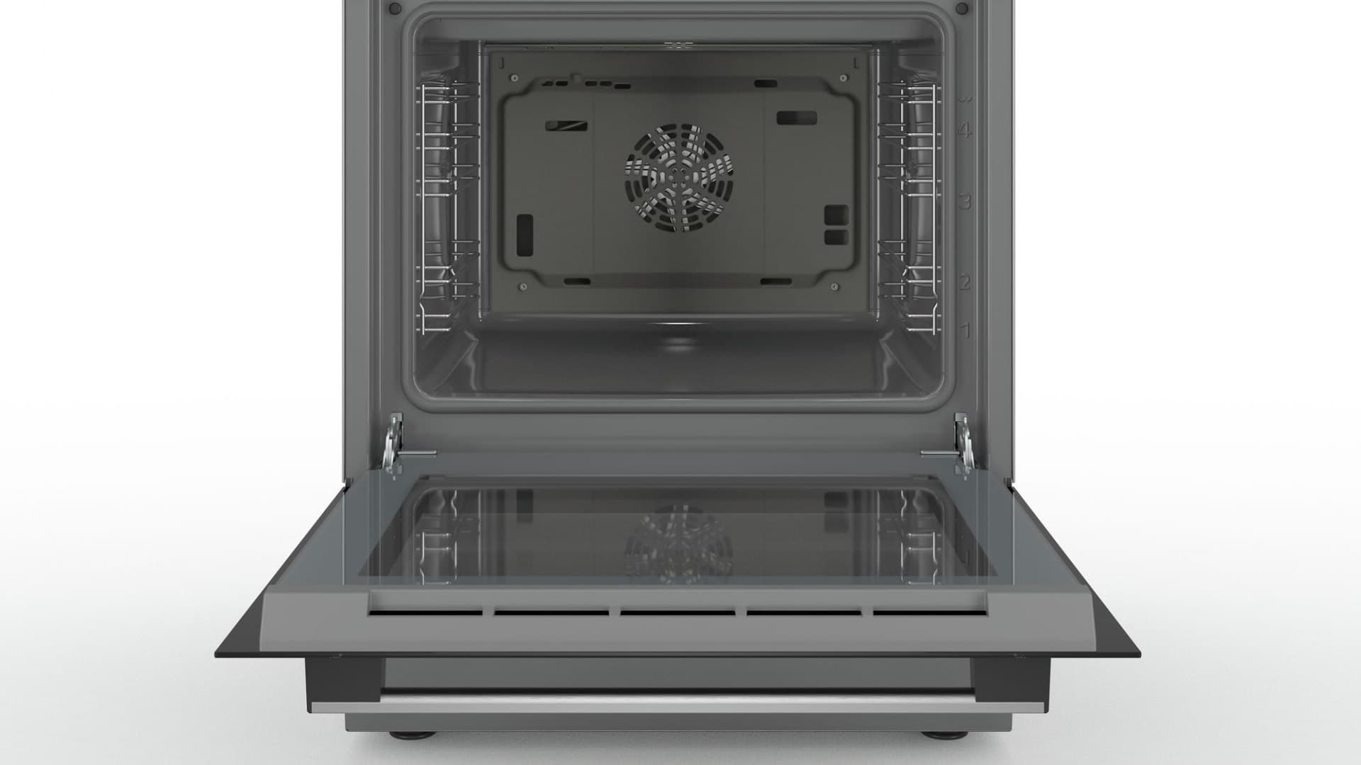 

Bosch Kuchenka HKR39A250U Rodzaj płyty Vitroceramic, Rodzaj piekarnika Electric, Stal nierdzewna, Szerokość 60 cm, Zapłon elektr