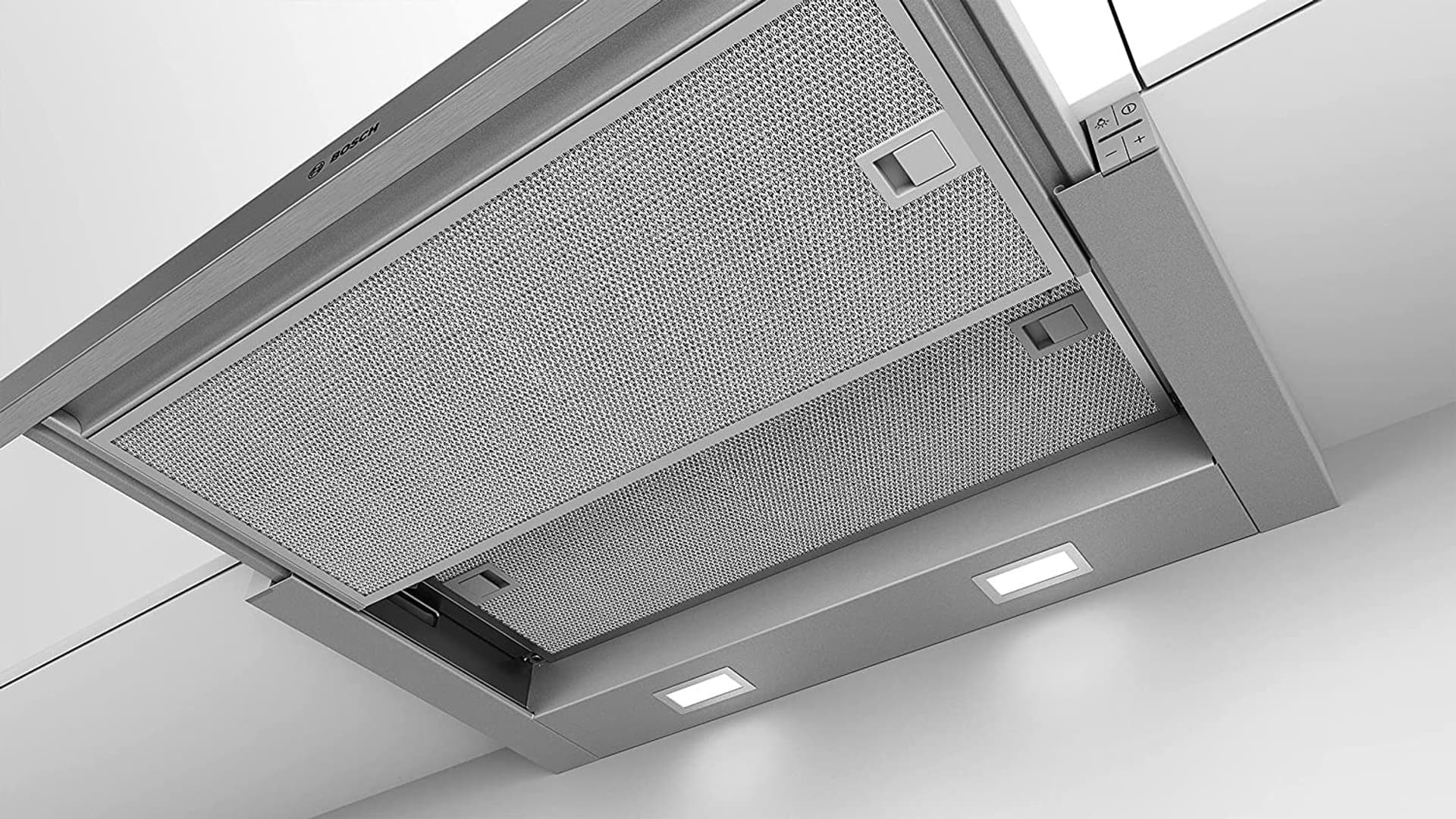 

Okap Bosch Serie 4 DFL064A52 teleskopowy, klasa efektywności energetycznej A, szerokość 60 cm, 270 m³/h, przyciski, LED, srebrny