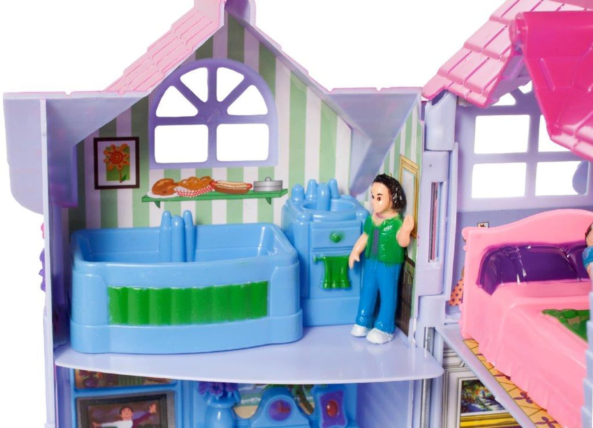 

Domek dla lalek Country rozkładana Villa 18cm