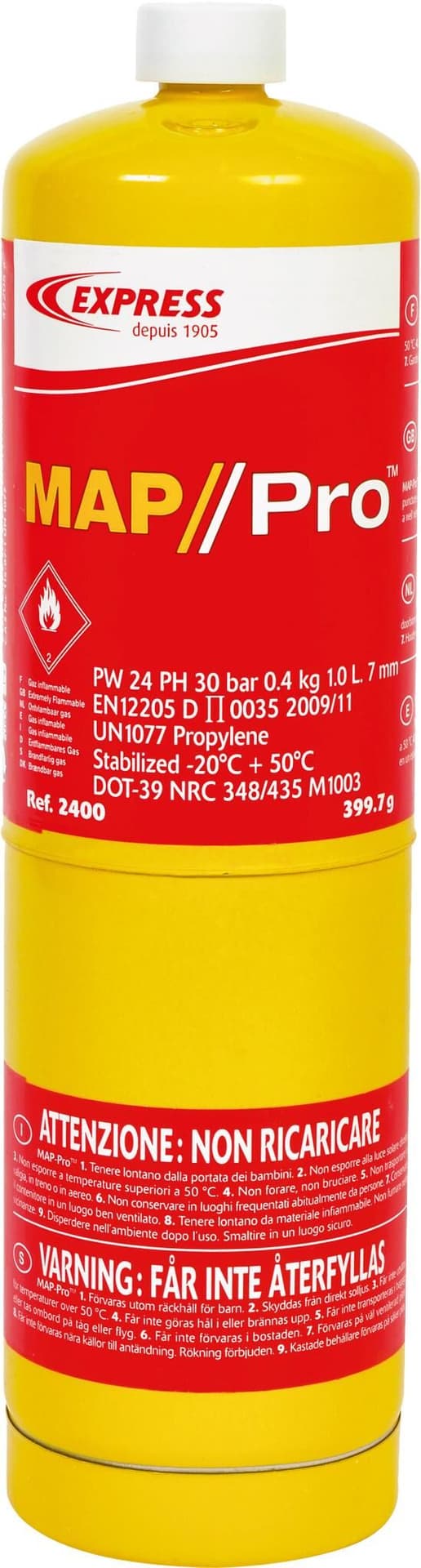

ZASOBNIK GAZOWY PROP. XPRESSGAS 400G