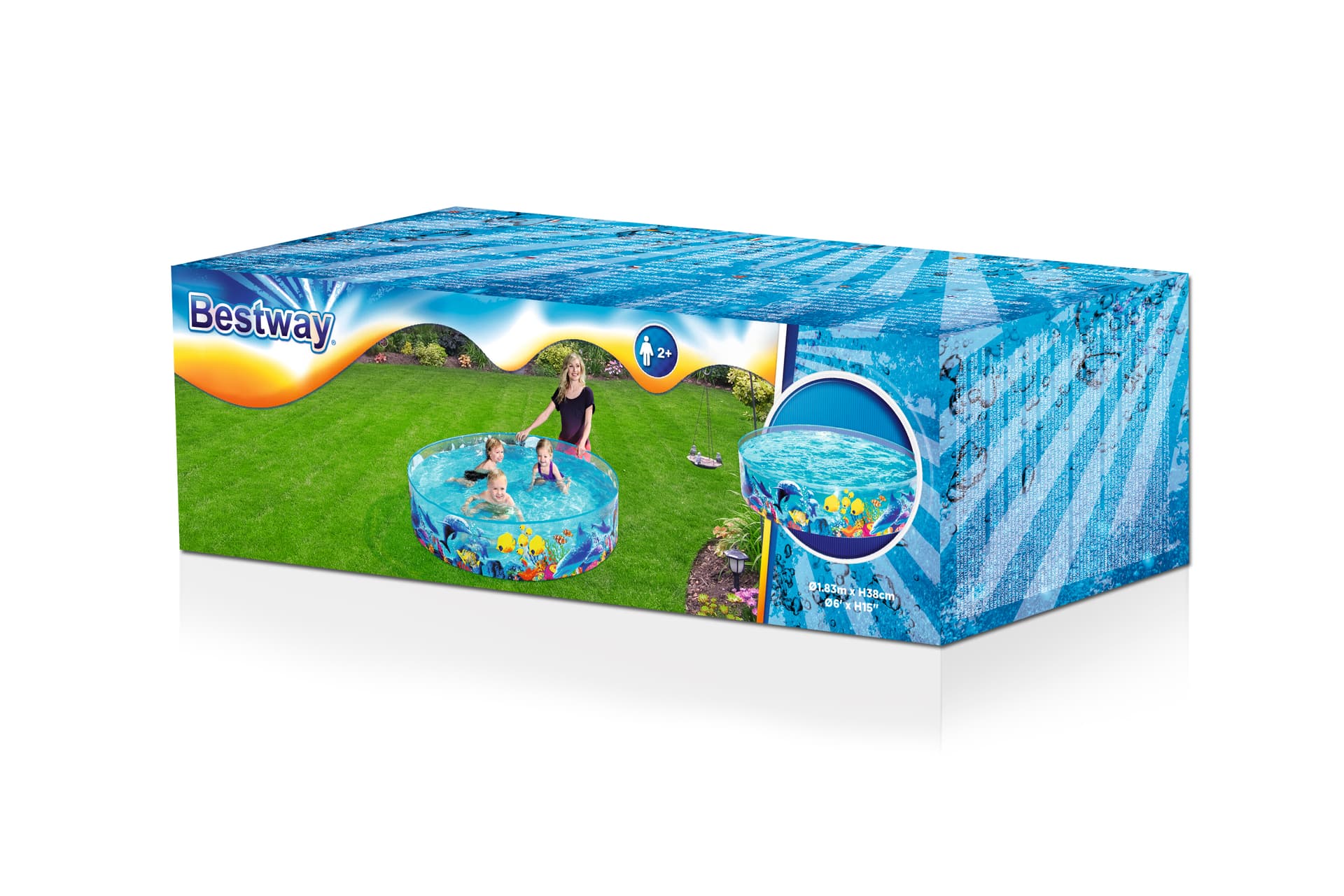 

Bestway 55030 BASEN ROZPOROWY PRZEZROCZYSTY PODWODNY ŚWIAT 1.83m x 0.38m
