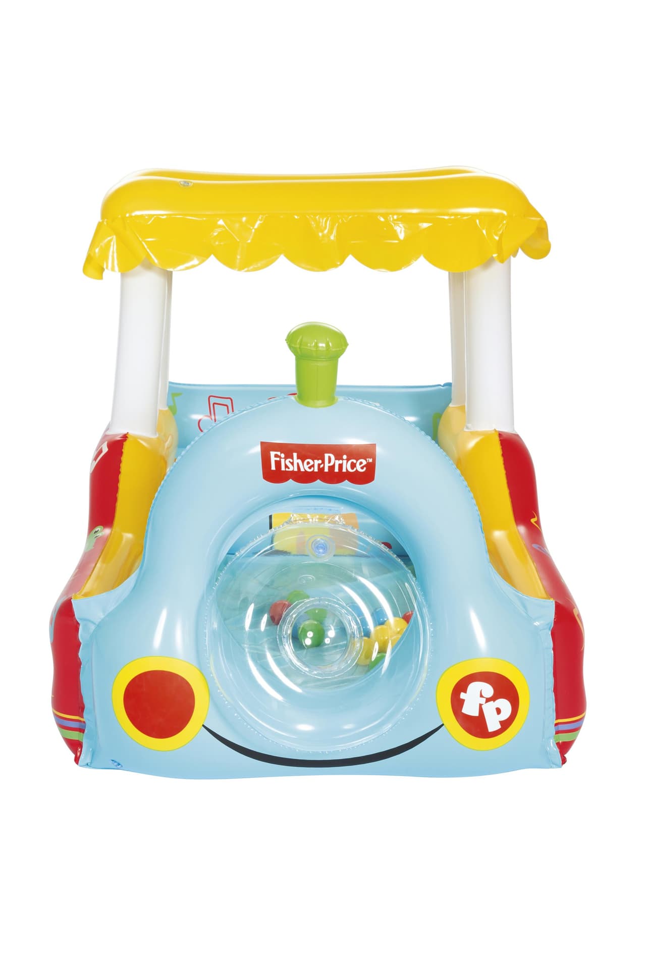 

Bestway 93537 FISHER PRICE DMUCHANY POCIĄG Z PIŁKAMI 132cm x 94cm x 89cm