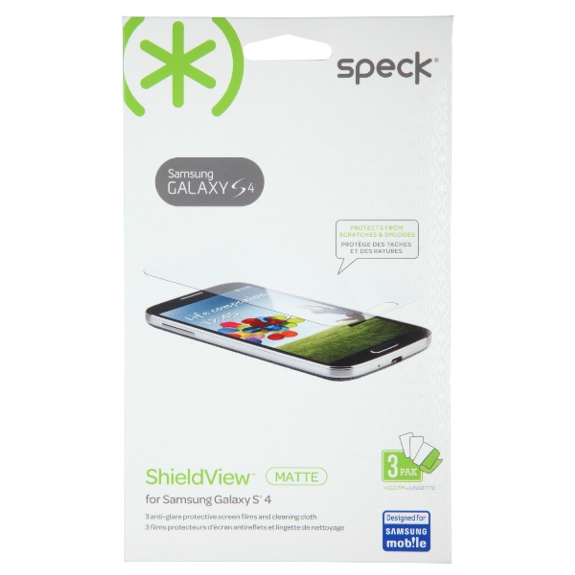

Speck Shieldview Matte - Folia ochronna Samsung Galaxy S4 (3-pak)