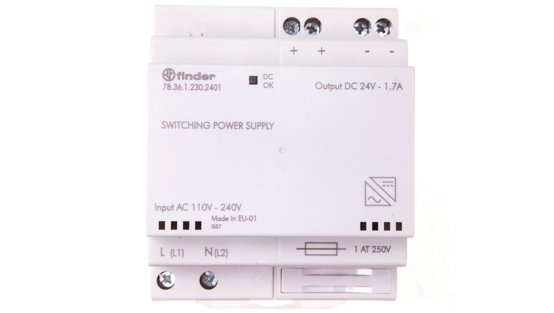

Zasilacz impulsowy modułowy 36W 24V DC 110-240 VAC 78.36.1.230.2401