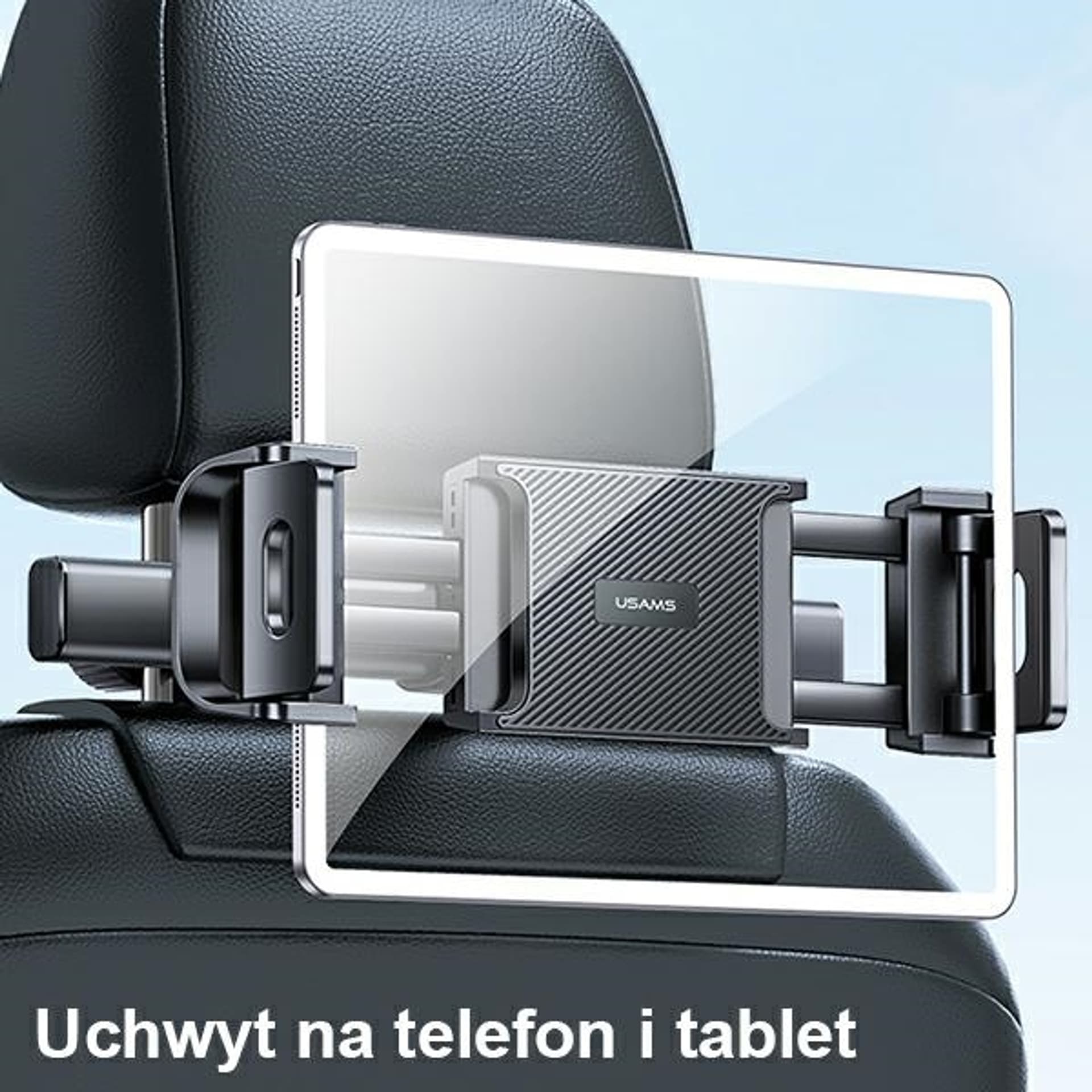 

USAMS Uchwyt montowany na zagłówek czarny/black ZJ68ZJ01 (US-ZJ068)