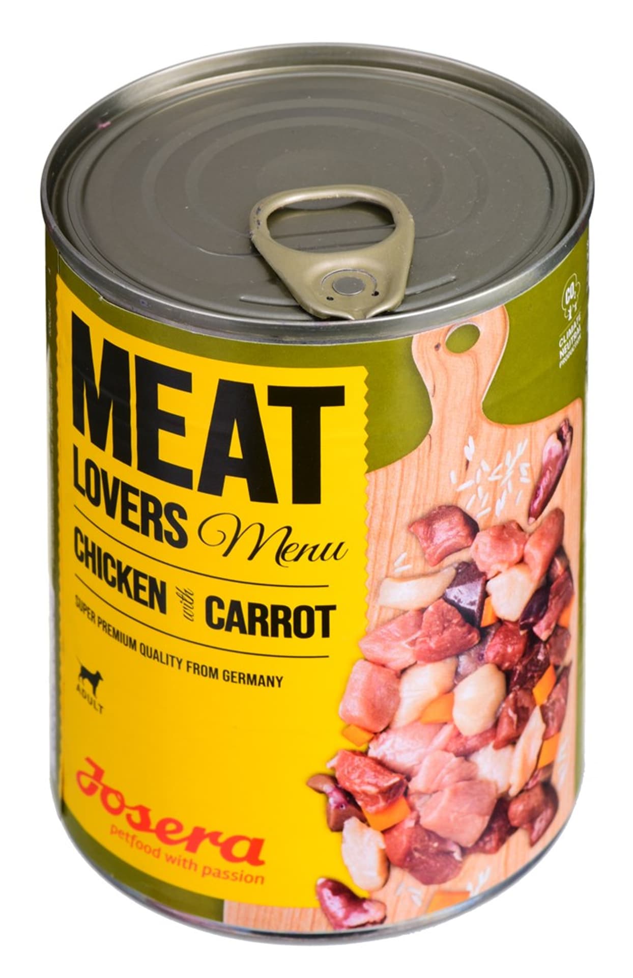 

Josera Meatlovers Menu Kurczak z marchewką karma mokra dla psów 400g
