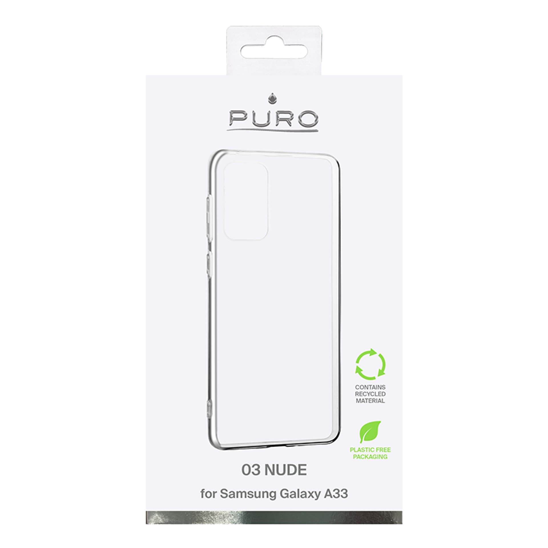 

Puro Nude 0.3 Samsung A33 5G A336 przeźroczysty/transparent SGA3303NUDETR