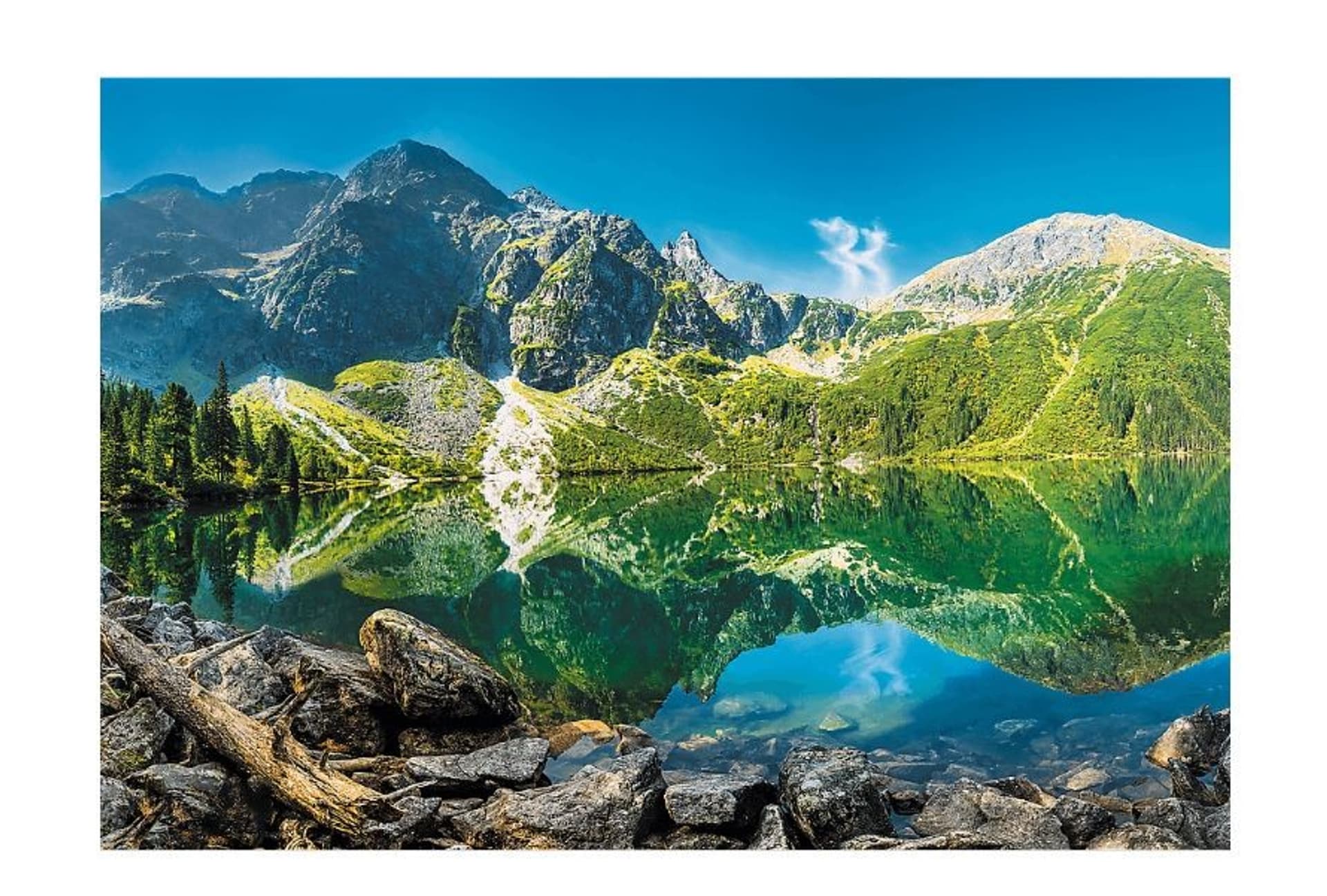 

Puzzle 1500 elementów Jezioro Morskie Oko Tatry Polska
