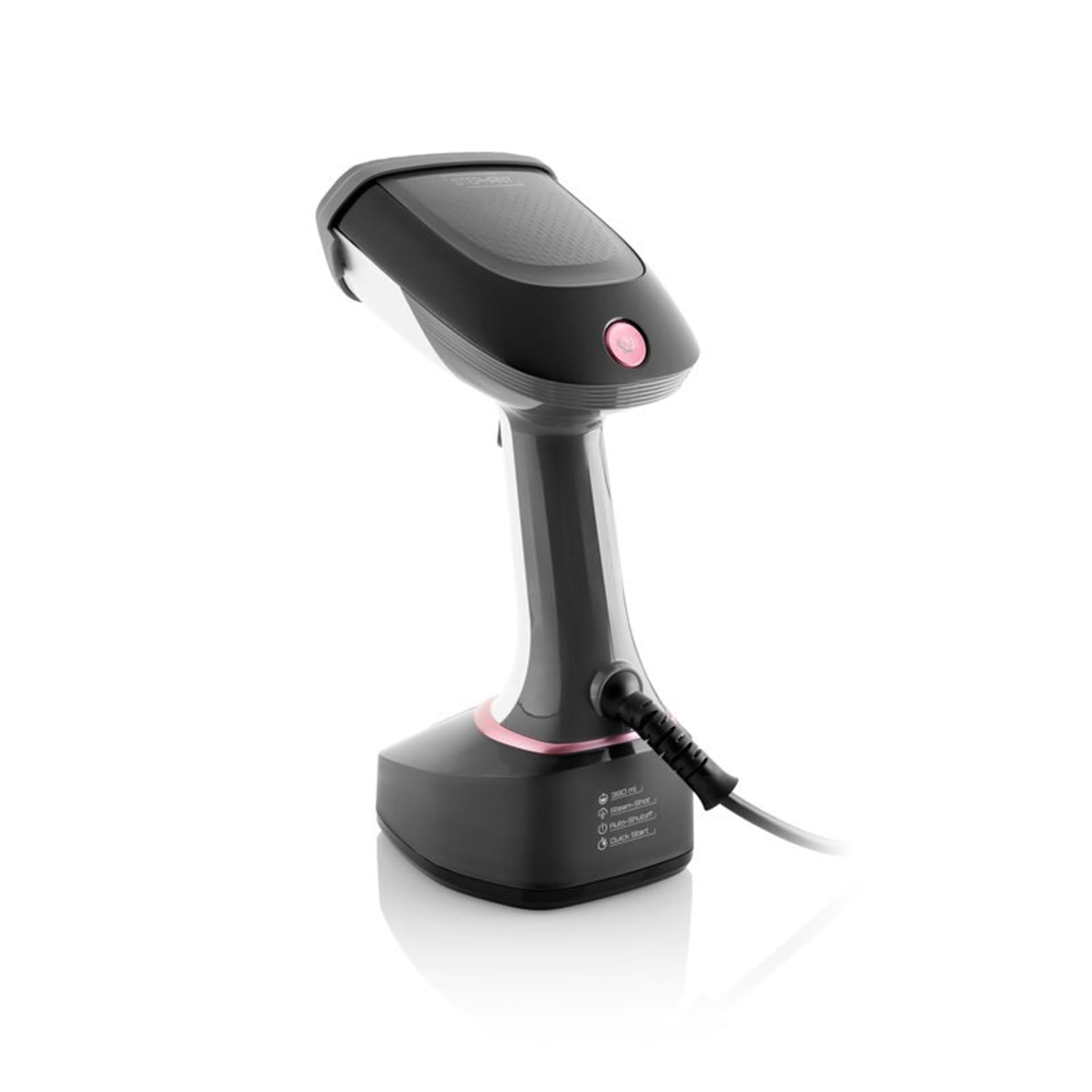 

ETA Parownica do ubrań Stephany ETA227090000 Ręczna, 1400 W, 0,38 L, 25 g/min, biały/czarny
