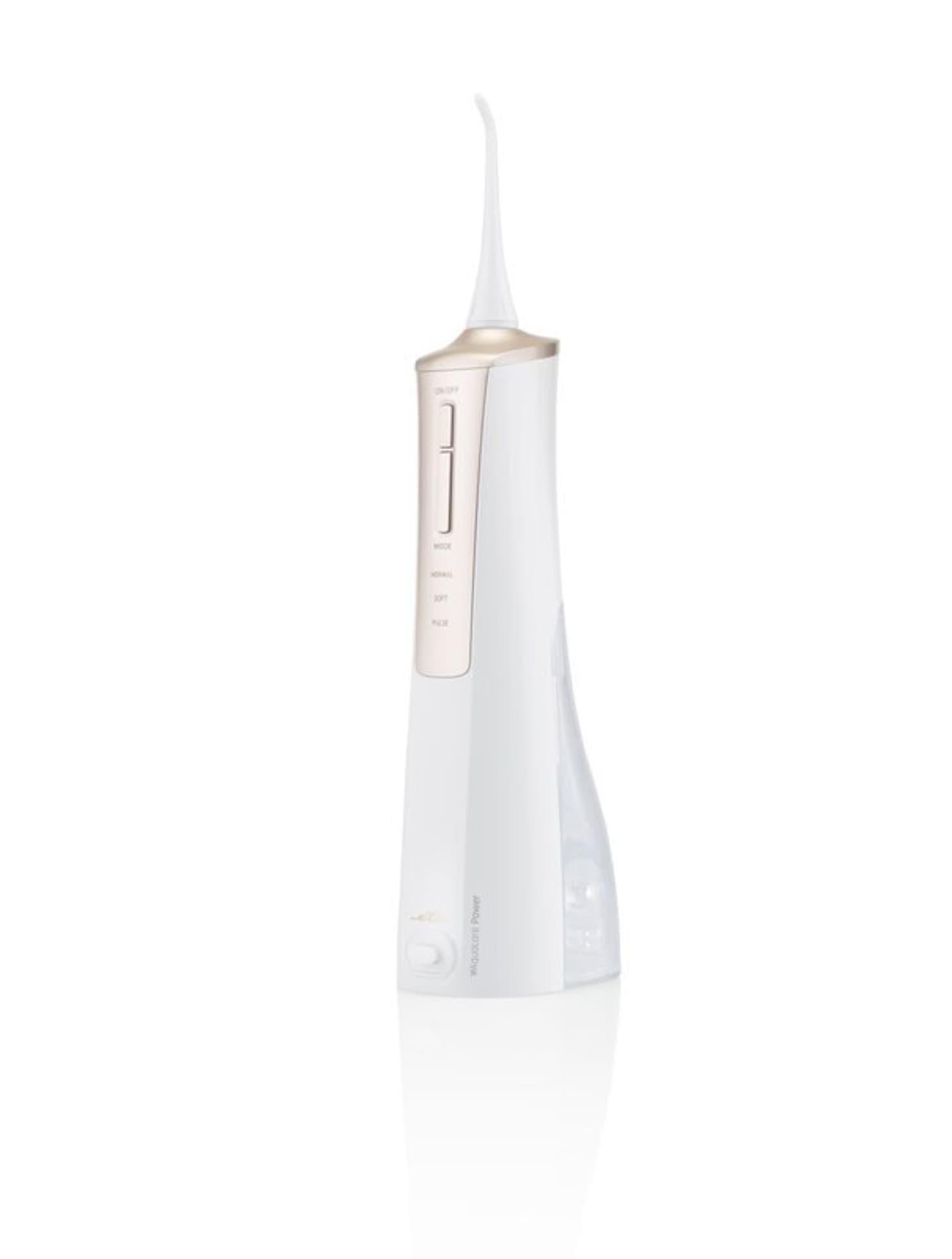 

ETA Oral Irrigator Sonetic ETA270890000 Cordless, 200 ml, Number of heads 2, White/Gold