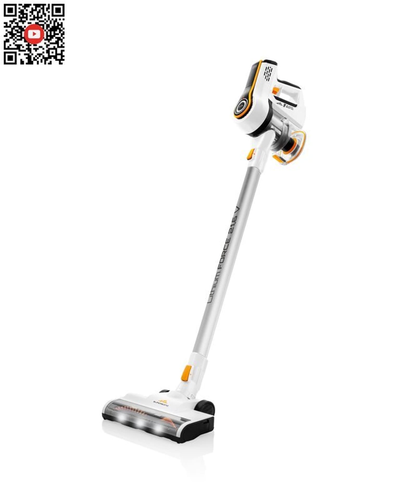 

ETA Vacuum Cleaner Supersonic ETA123190000 Cordless operating, Handstick and Handheld, 21.6 V, Operating time (max) 40 min, Whit, Max) 40 min/whi