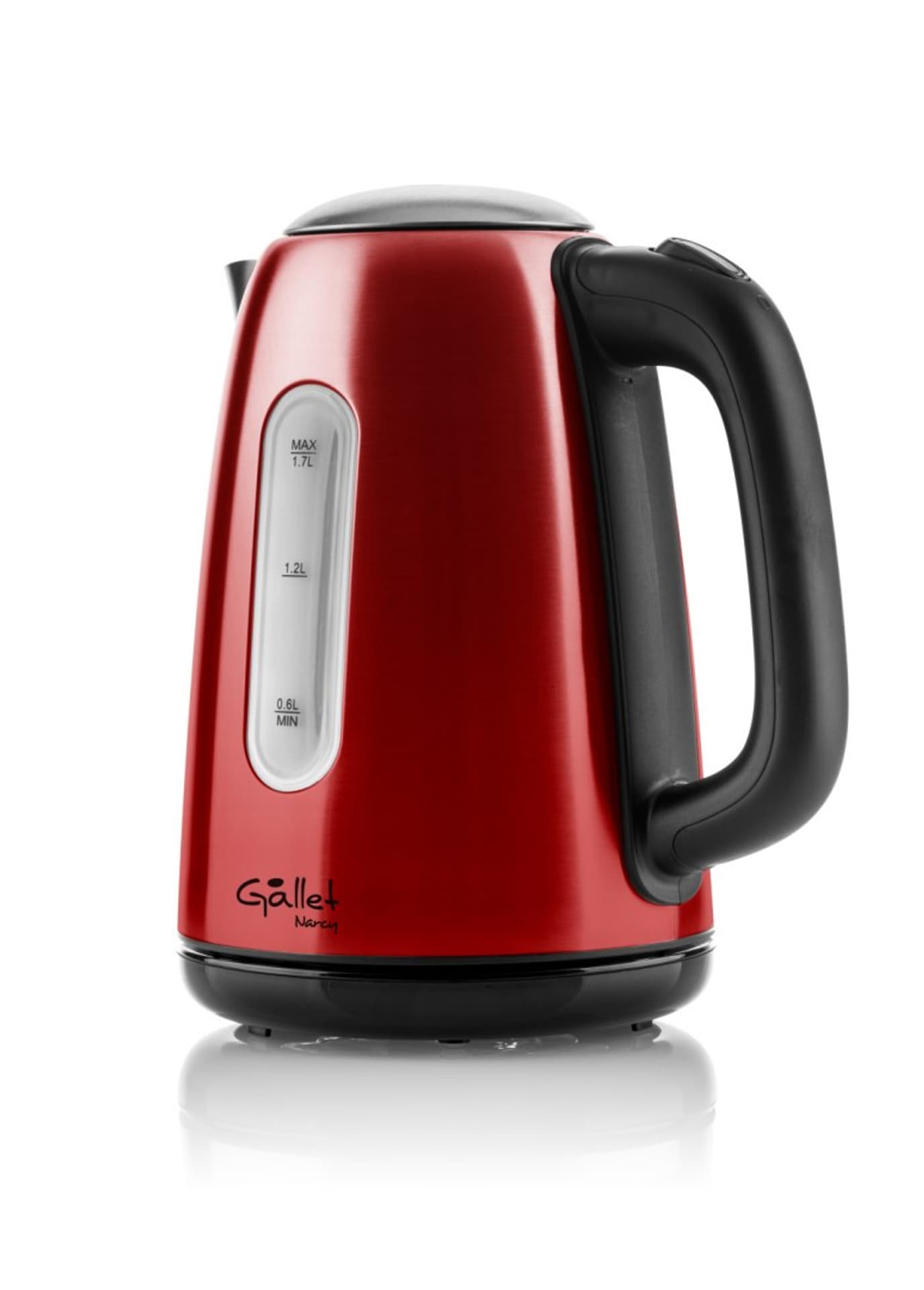 

Czajnik Gallet GALBOU701R elektryczny, 2200 W, 1,7 l, stal nierdzewna, podstawa obrotowa 360°, czerwony