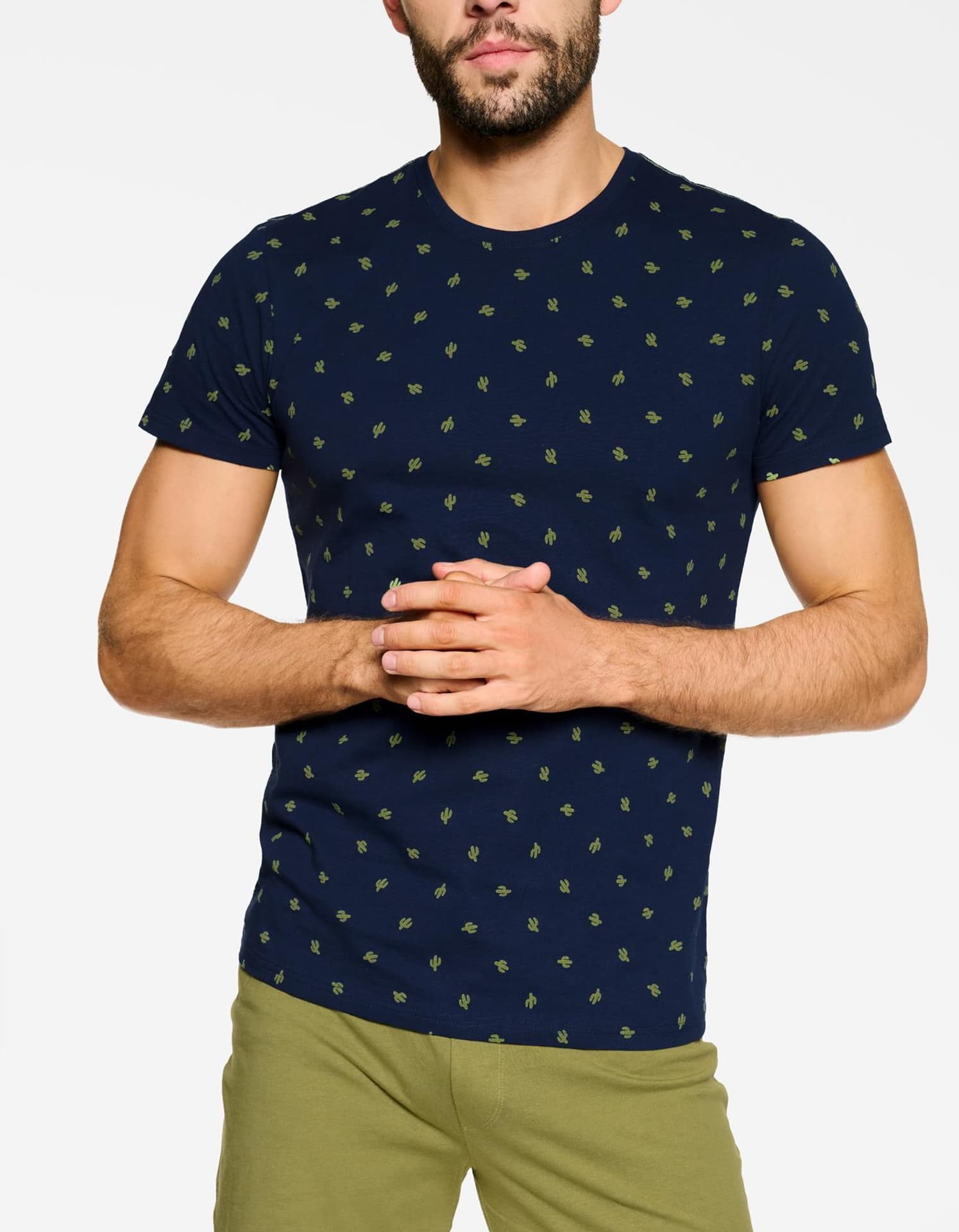 

Piżama Needle 39730-59X Granatowo-Zielona (Rozmiar XXL)