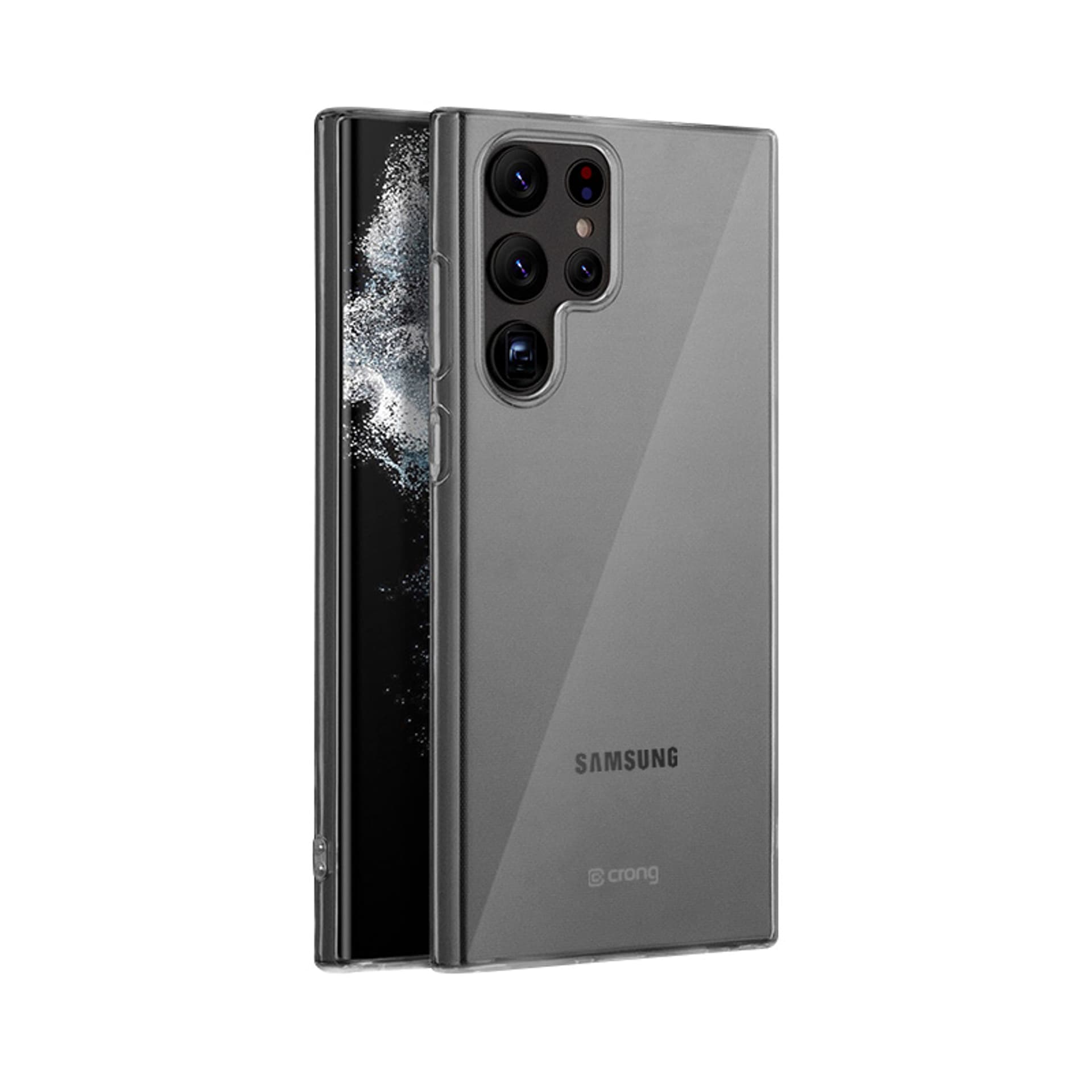 

Crong Crystal Slim Cover - Etui Samsung Galaxy S22 Ultra (przezroczysty)