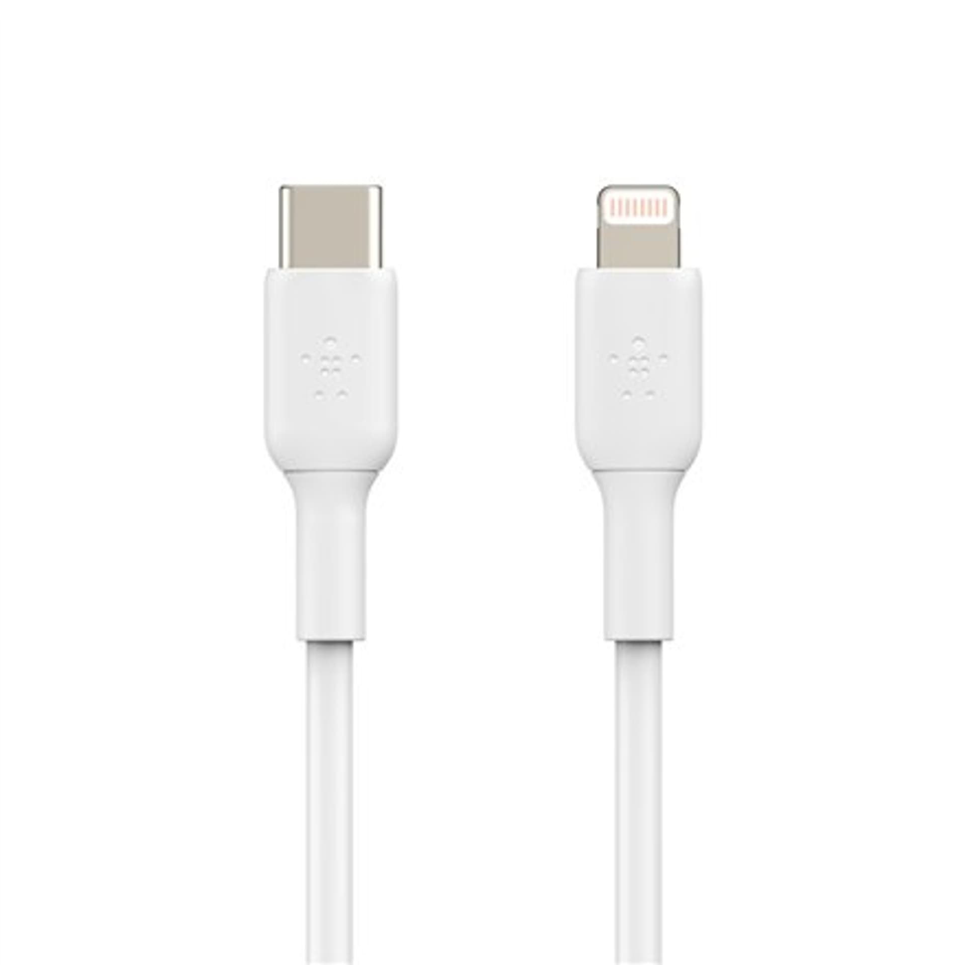 

Belkin BOOST CHARGE CAA003bt1MWH USB-C to Lightning, 1 m, White