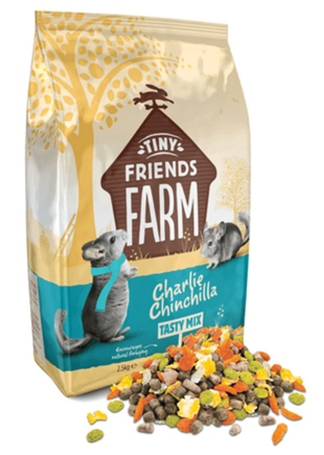 

Supreme Petfoods Tiny Friends Farm Charlie Chinchilla Tasty Mix 850g