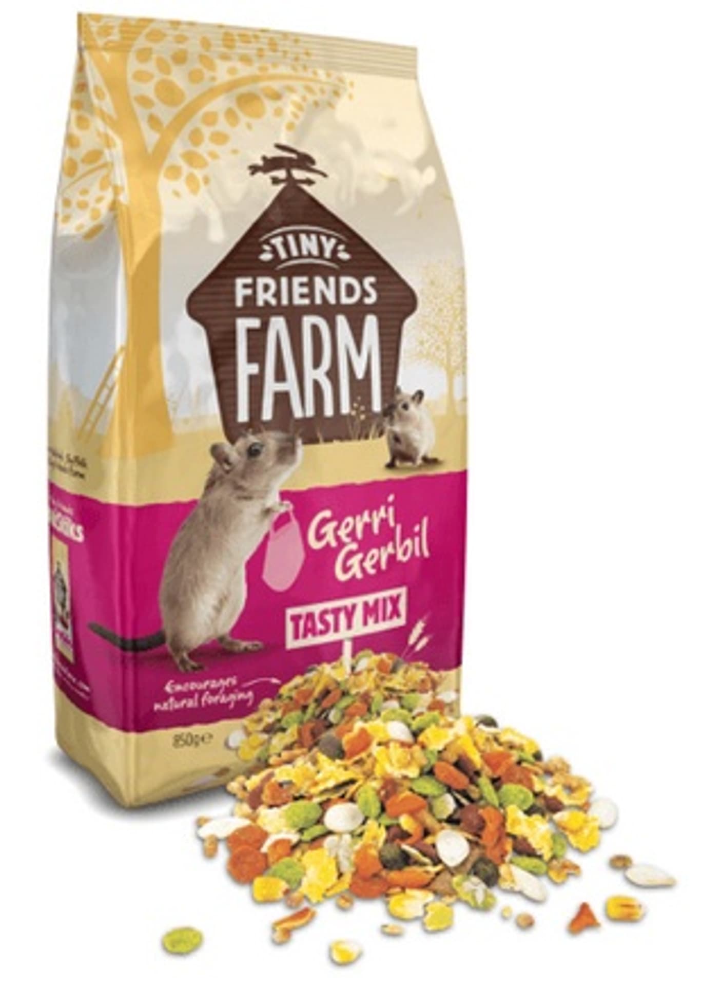 

Supreme Petfoods Tiny Friends Farm Gerri Gerbil Tasty Mix 850g