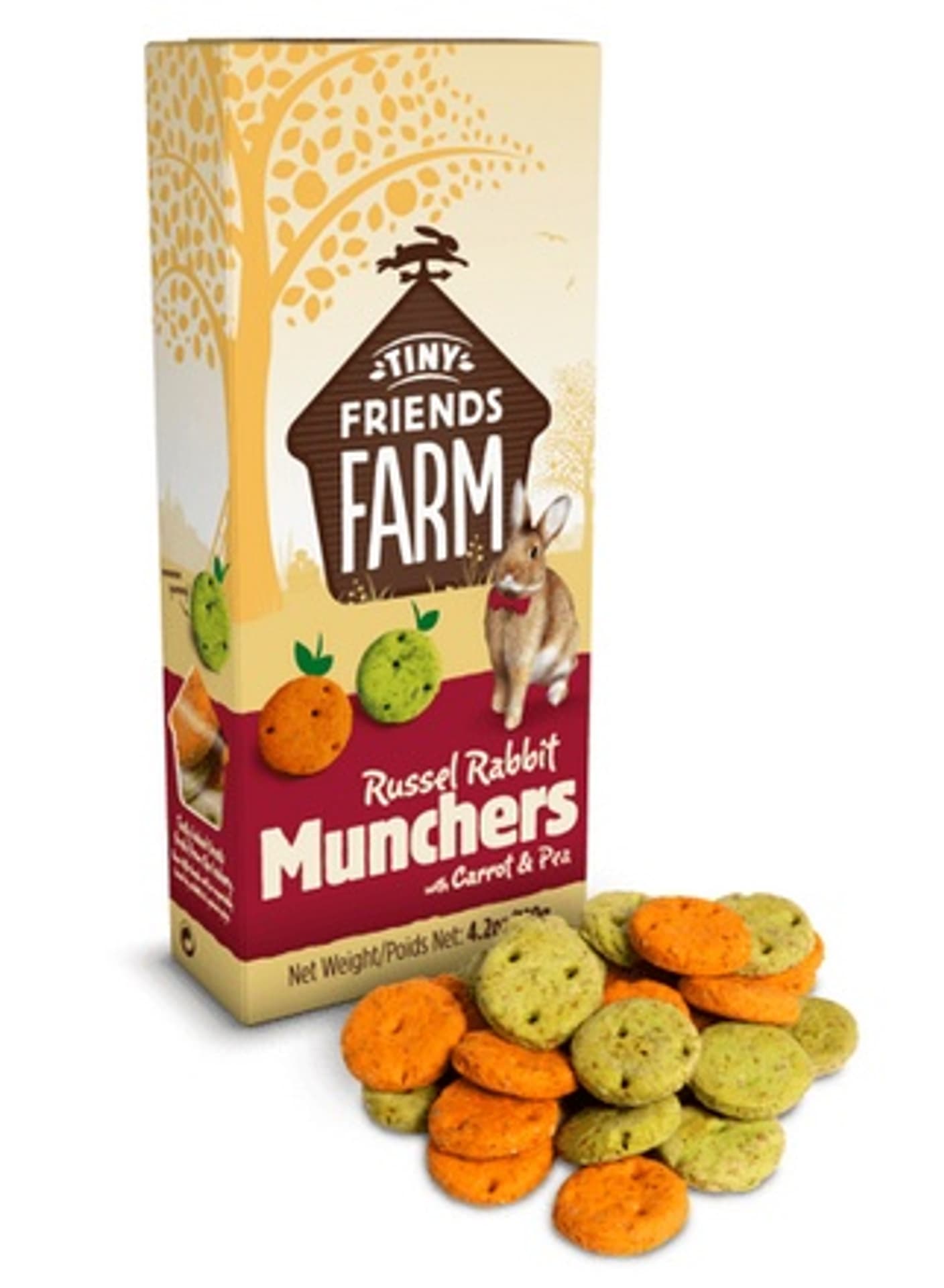 

Supreme Petfoods Tiny Friends Farm Russell Rabbit Munchers 120g