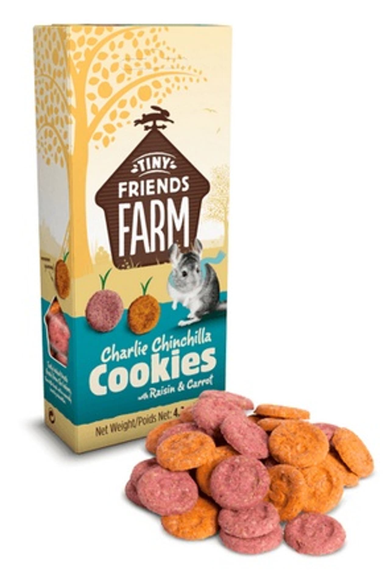 

Supreme Petfoods Tiny Friends Farm Charlie Chinchilla Cookies 120g