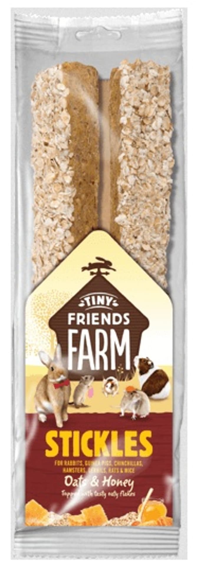 

Supreme Petfoods Tiny Friends Farm Stickles Oats & Honey 100g