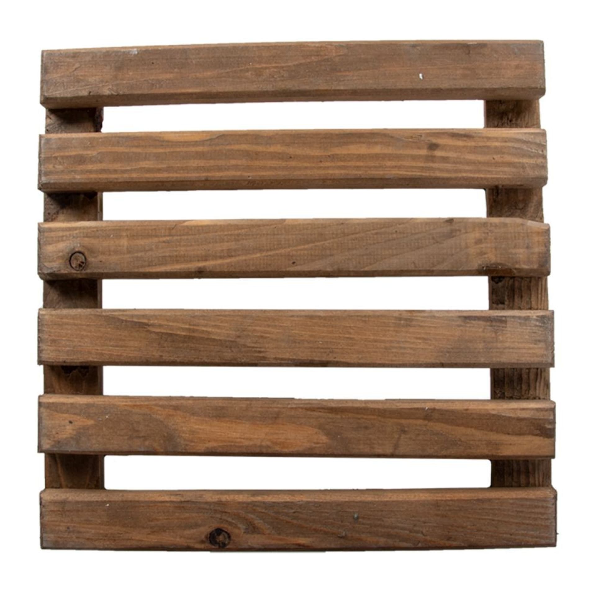 

Wózek na donicę drewniany brąz 29x29 cm