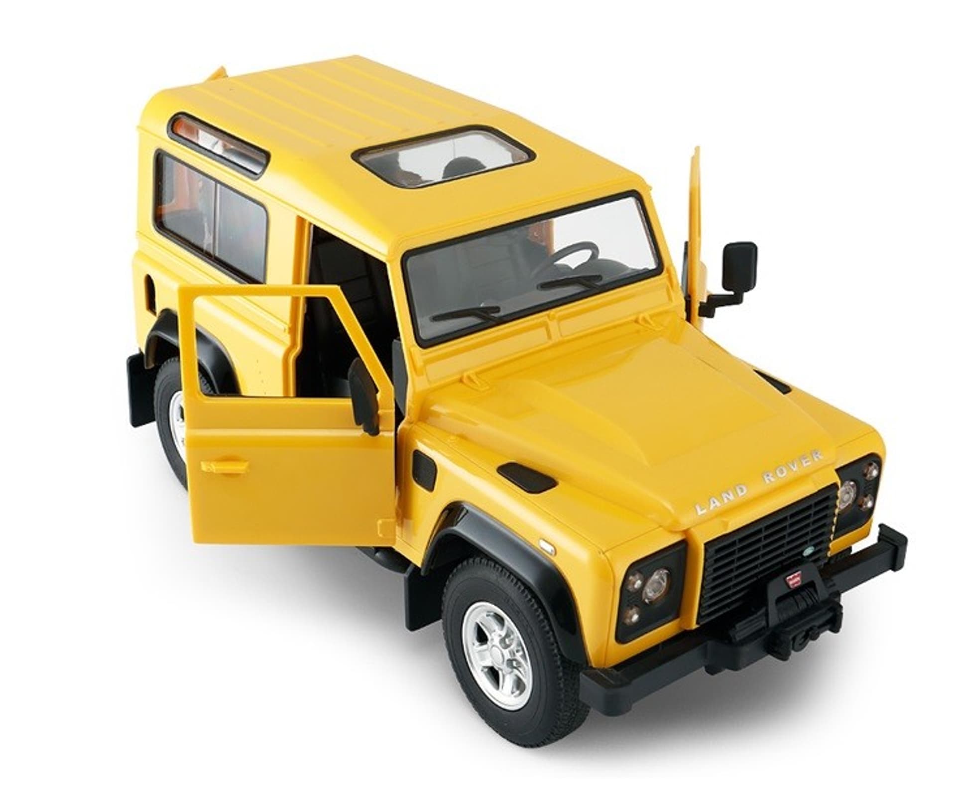 

Land Rover Defender 1:14 RTR (zasilanie na baterie AA) - Żółty, Zasilanie na baterie aa) - żółt
