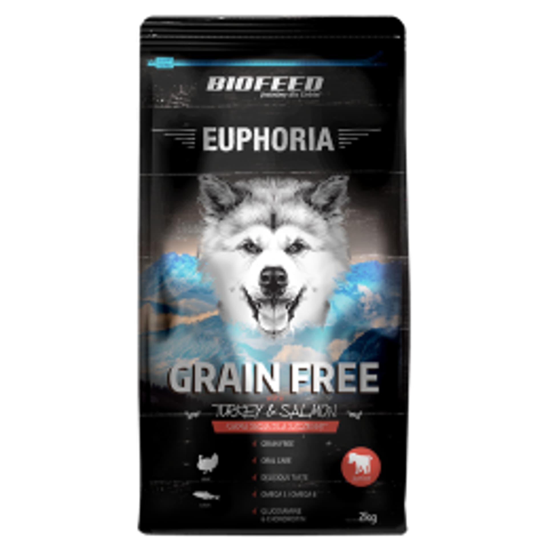 

BIOFEED Euphoria Junior Dog Grain Free - Turkey & Salmon 2kg-WYCOFANE