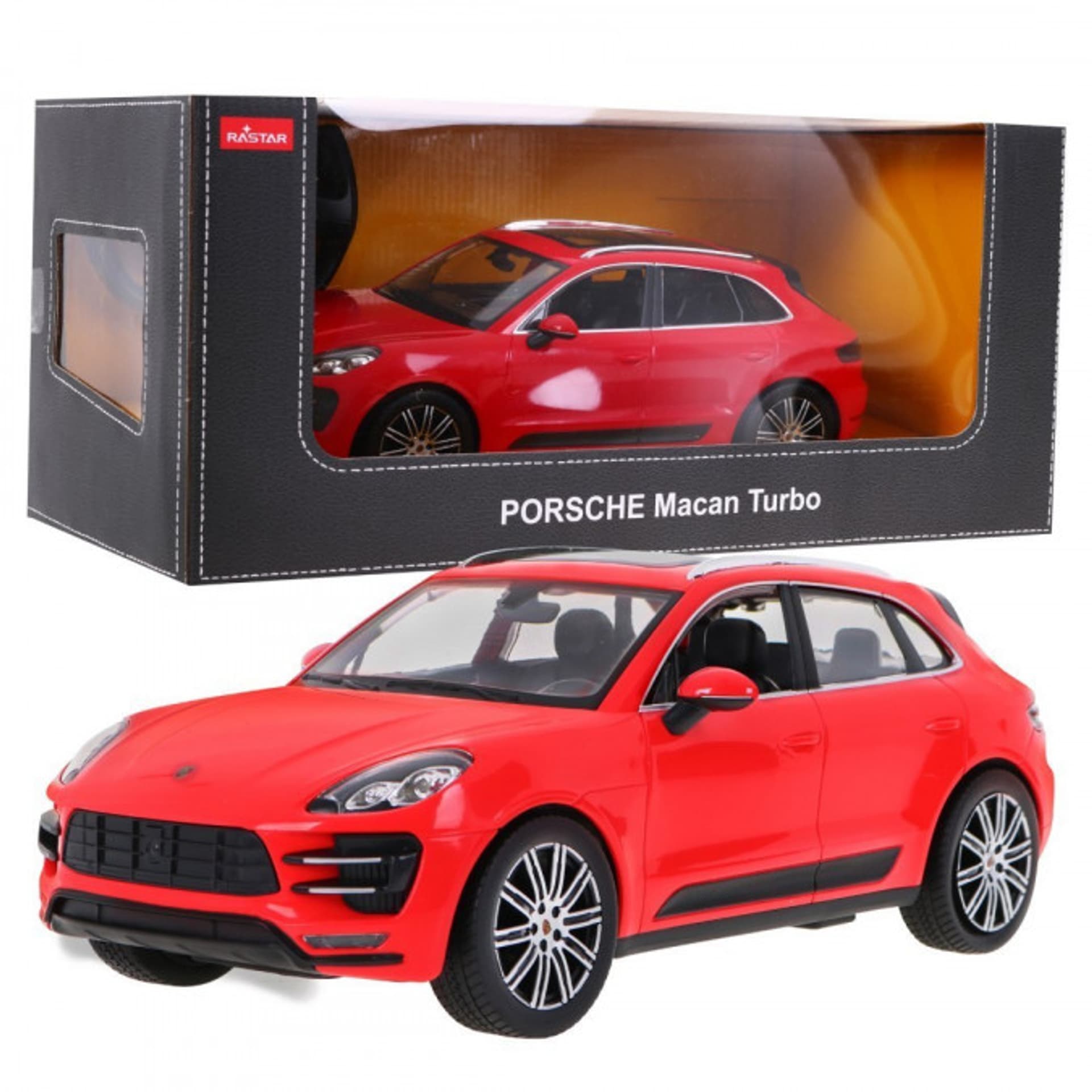 

Porsche Macan 1:14 RTR (zasilanie na baterie AA) - czerwony, Zasilanie na baterie aa) - czerwon