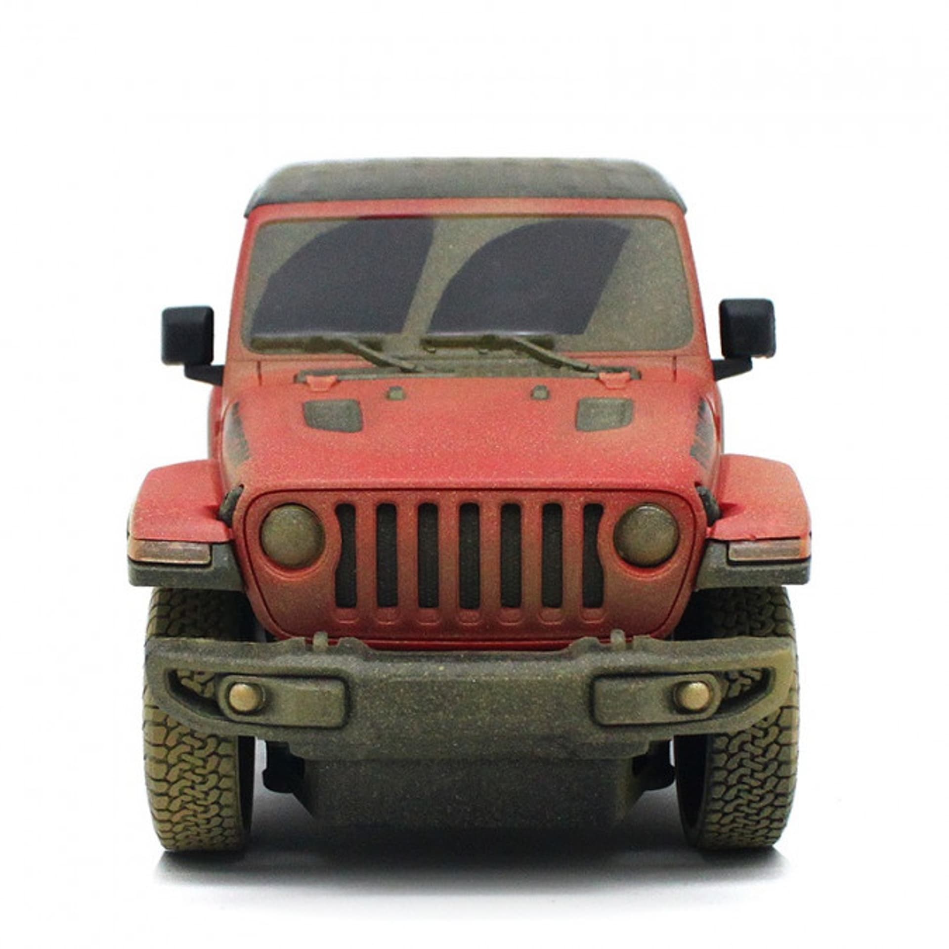 

JEEP Wrangler Rubicon 1:24 RTR (zasilanie na baterie AA) - Czerwony, Zasilanie na baterie aa) - czerwon