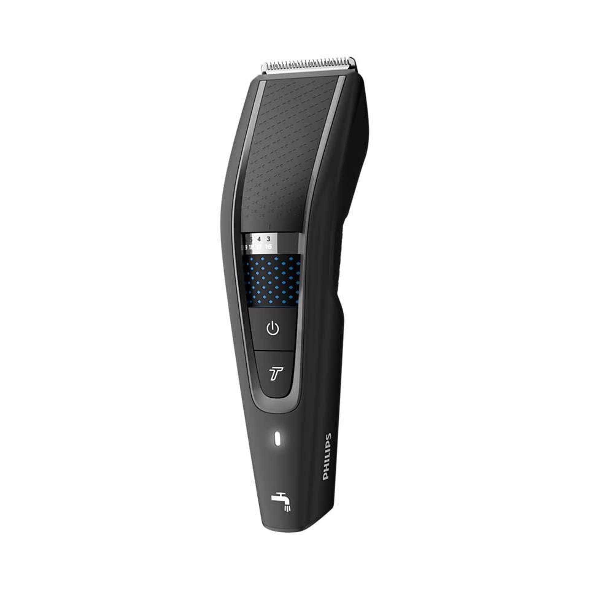 

Philips Series 5000 Beard and Hair Trimmer HC5632/15 Cordless or corded, Number of length steps 28, Step precise 1 mm, Black