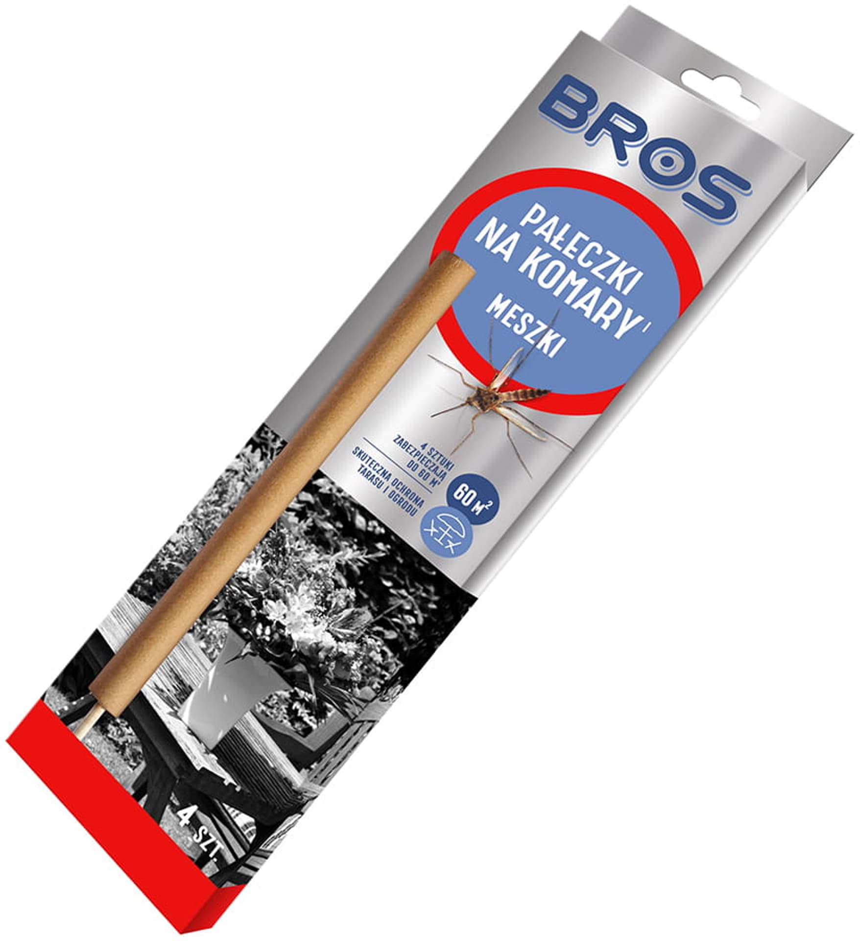 Pałeczki na komary 4 sztuki Bros