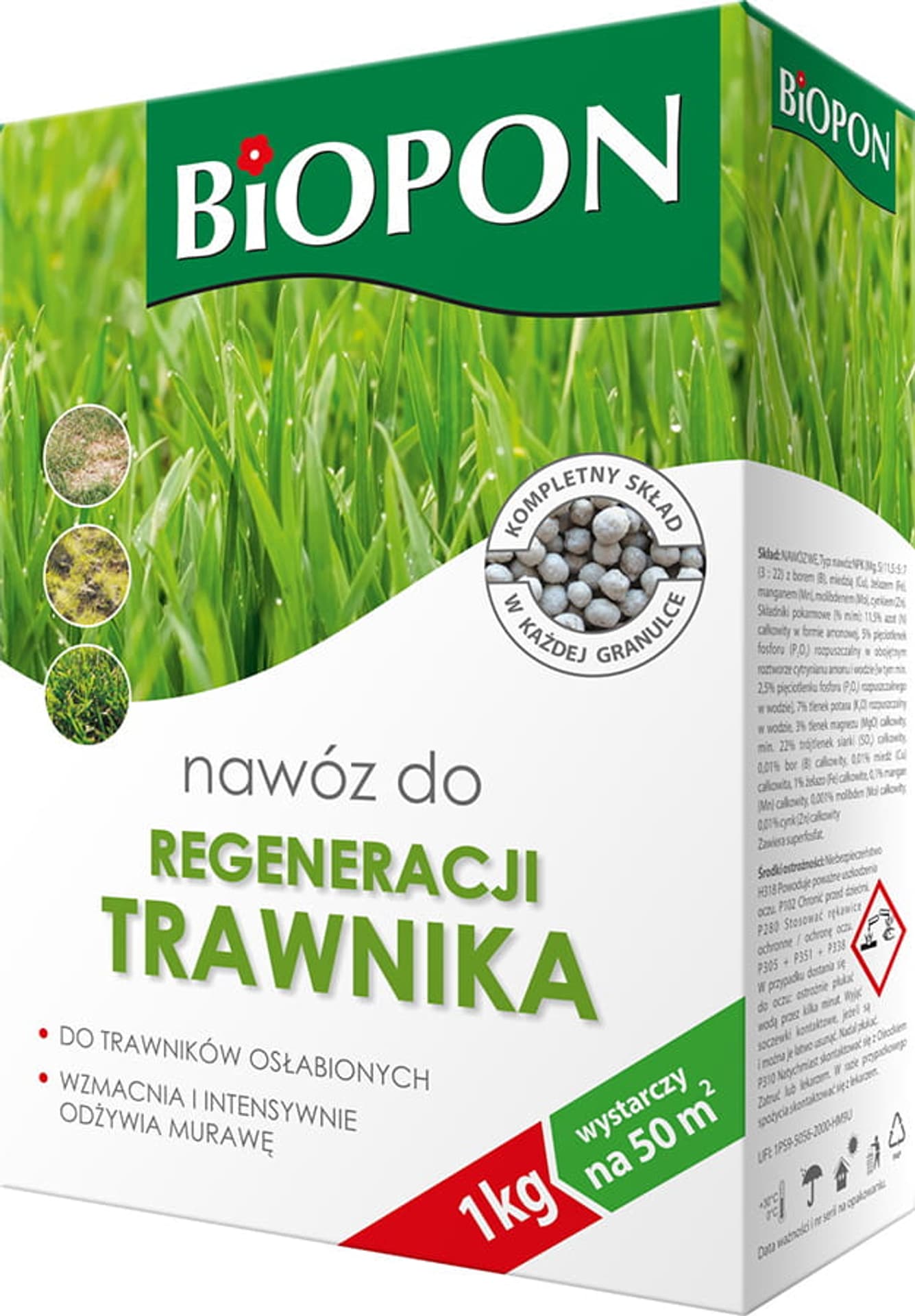 

Nawóz do regeneracji trawnika Biopon 1kg