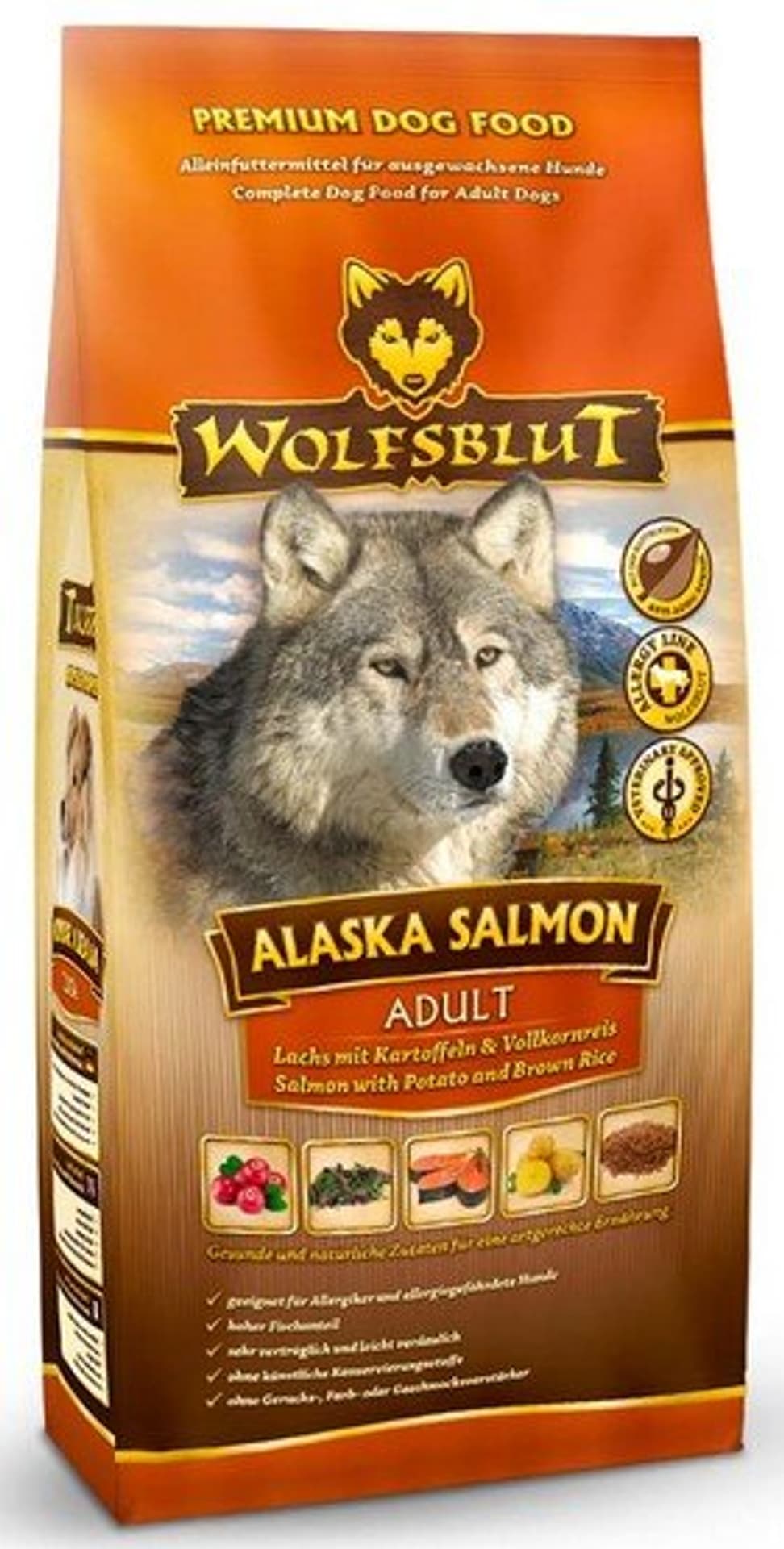 

Wolfsblut Dog Alaska Salmon - łosoś i ryż 12,5kg