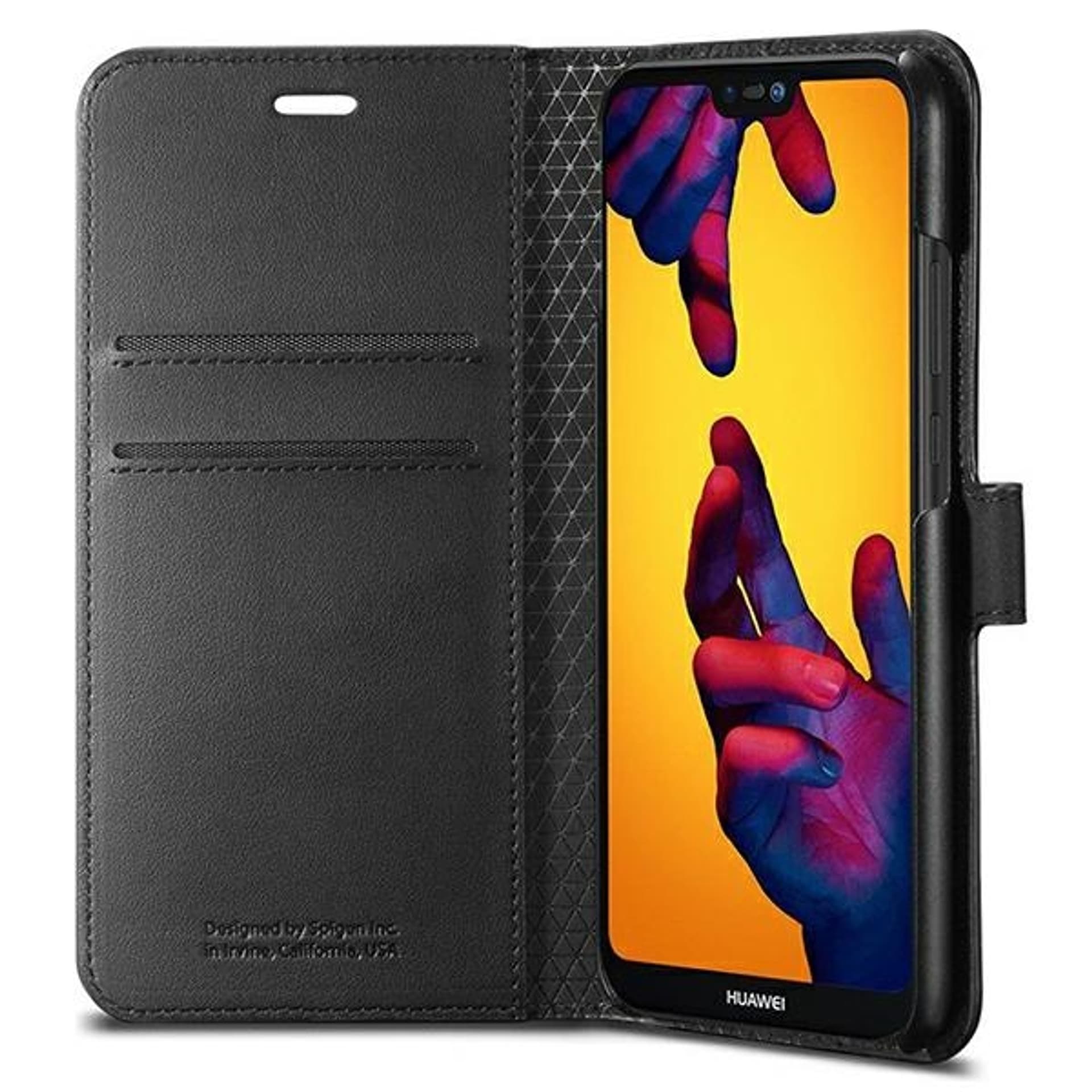 

Spigen Wallet S Huawei P20 Lite czarny/black 33204