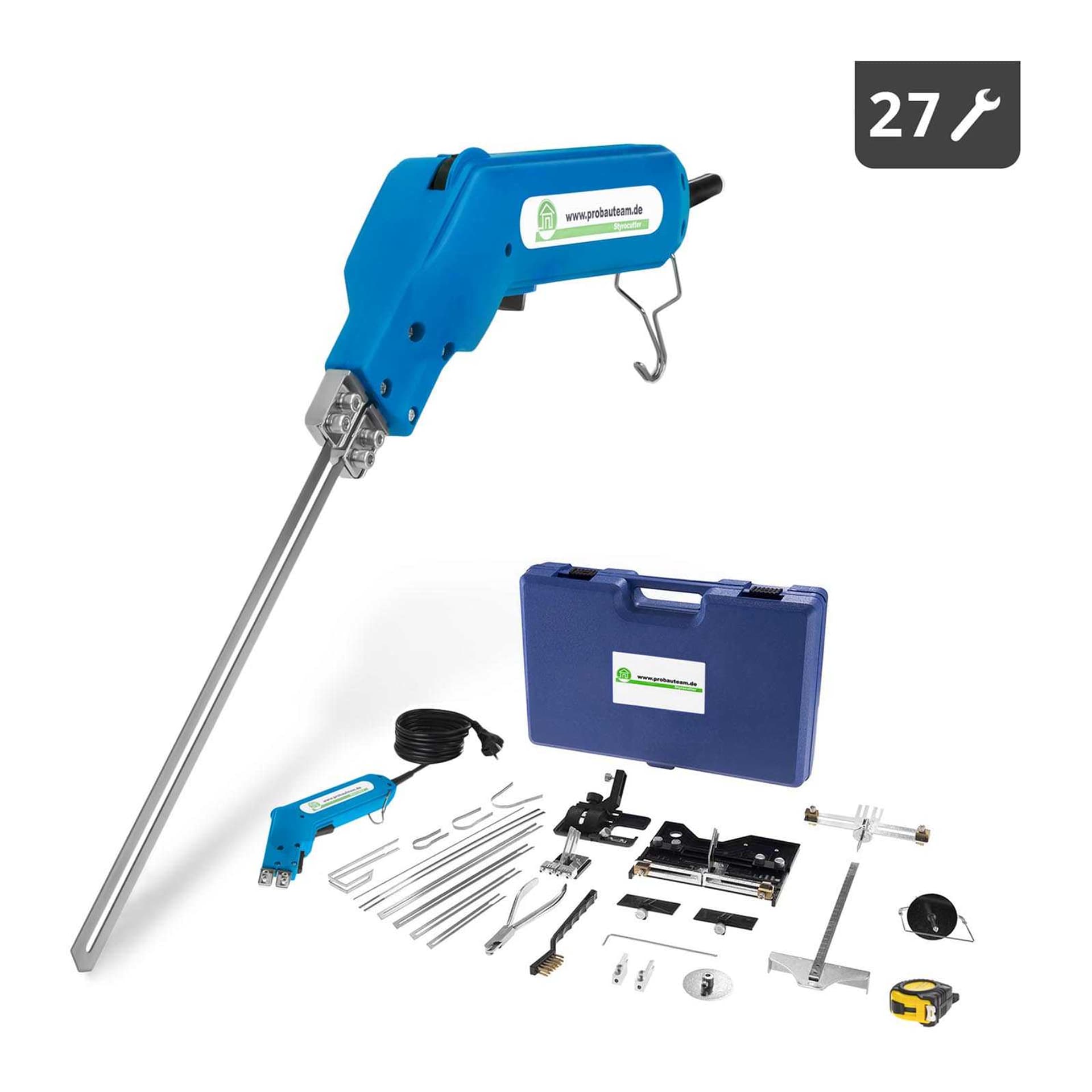 

Nóż termiczny przecinarka do cięcia styropianu STYRO CUTTER 250W zestaw 27 elem.