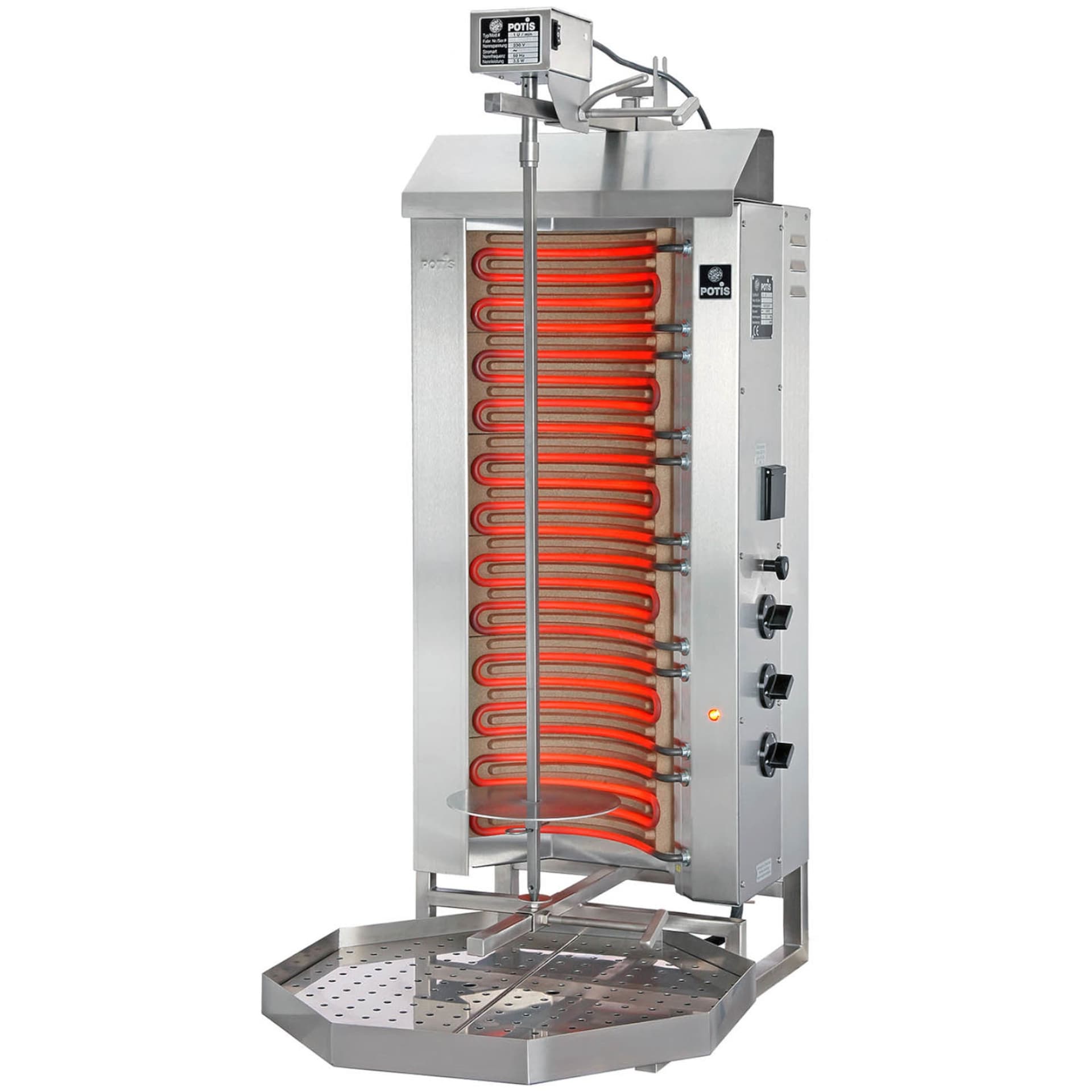 

Piec grill opiekacz do kebaba gyrosa elektryczny profesjonalny POTIS wsad 50 kg 400 V 9 kW