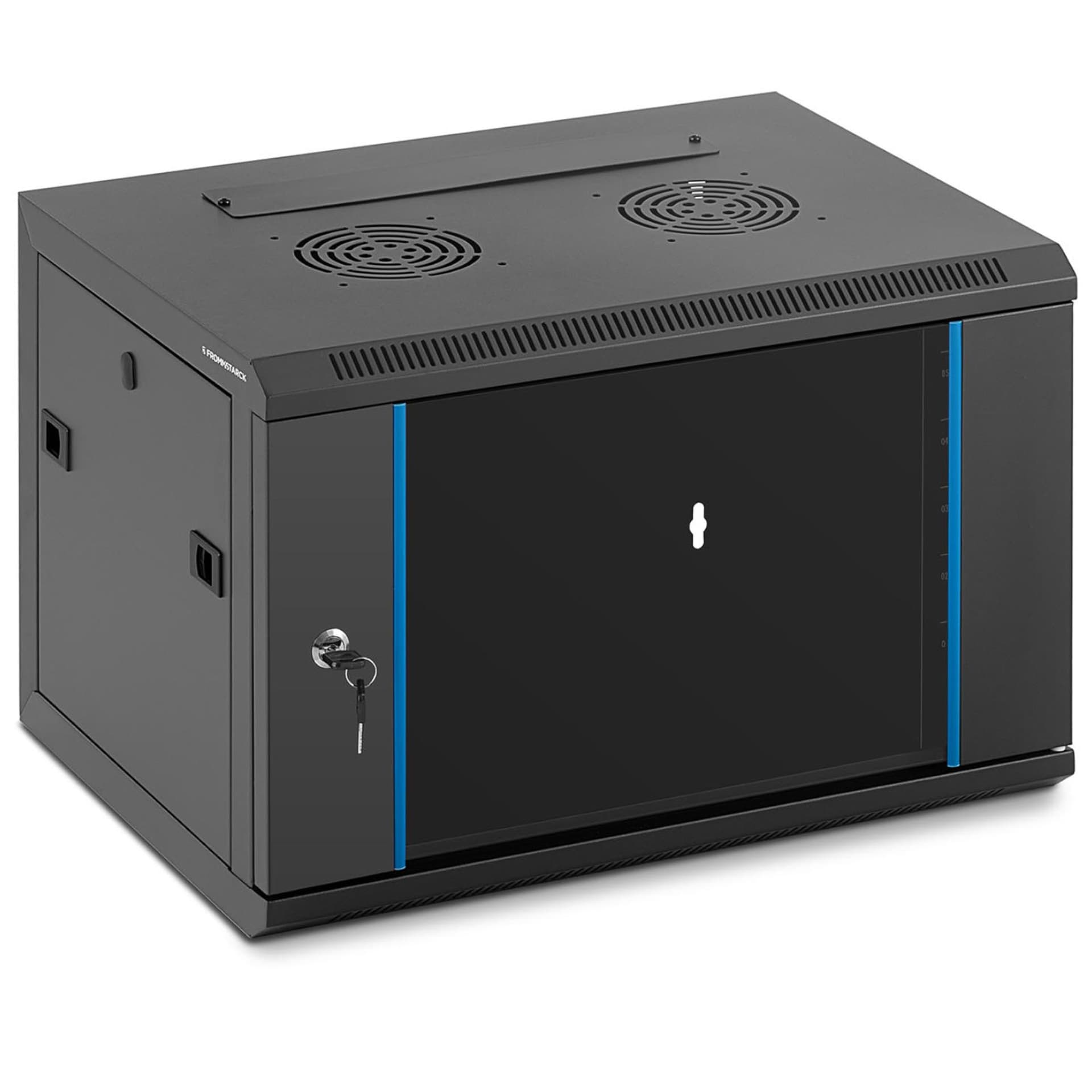 

Szafa RACK serwerowa instalacyjna wisząca 19'' 6U IP20 do 60 kg 54x40x35 cm CZARNA