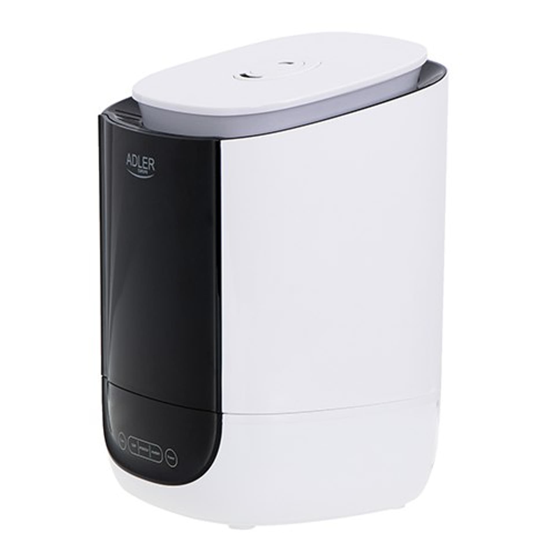 

Adler Air Humidifier AD 7966 35 m³, 25 W, Water tank capacity 4.6 L, Ultrasonic, Humidification capacity 280 ml/hr, White/Black