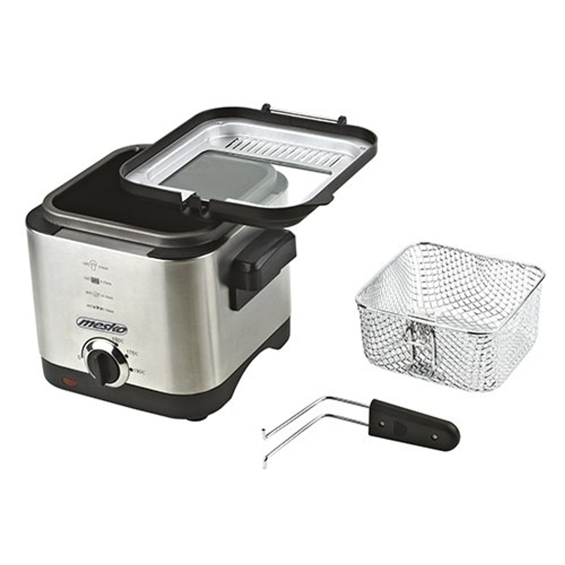 

Mesko Deep Fryer MS 4910 Power 900 W, Capacity 1.5 L, Silver