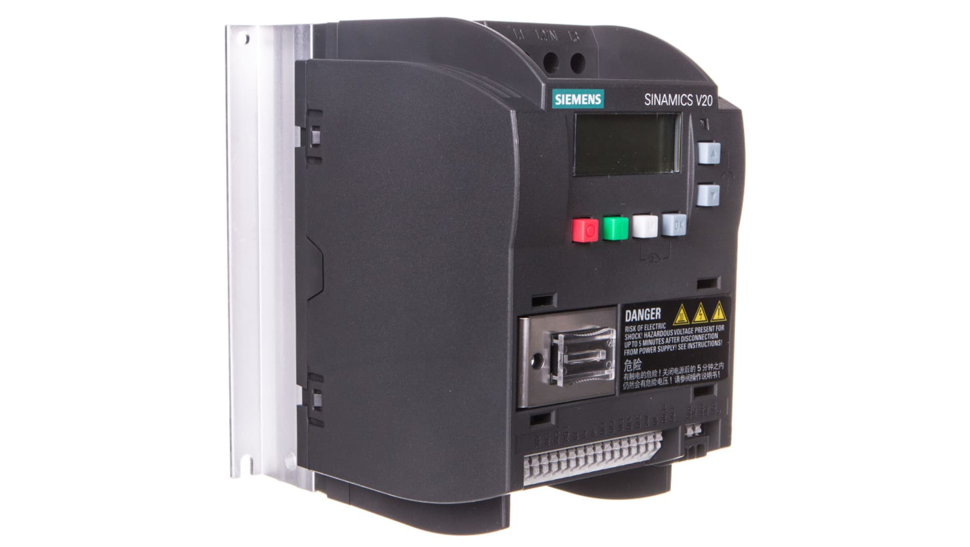 

Falownik Uwe=400V, Uwy=3x400V/1,7A 0,55kW Sinamics V20 6SL3210-5BE15-5UV0