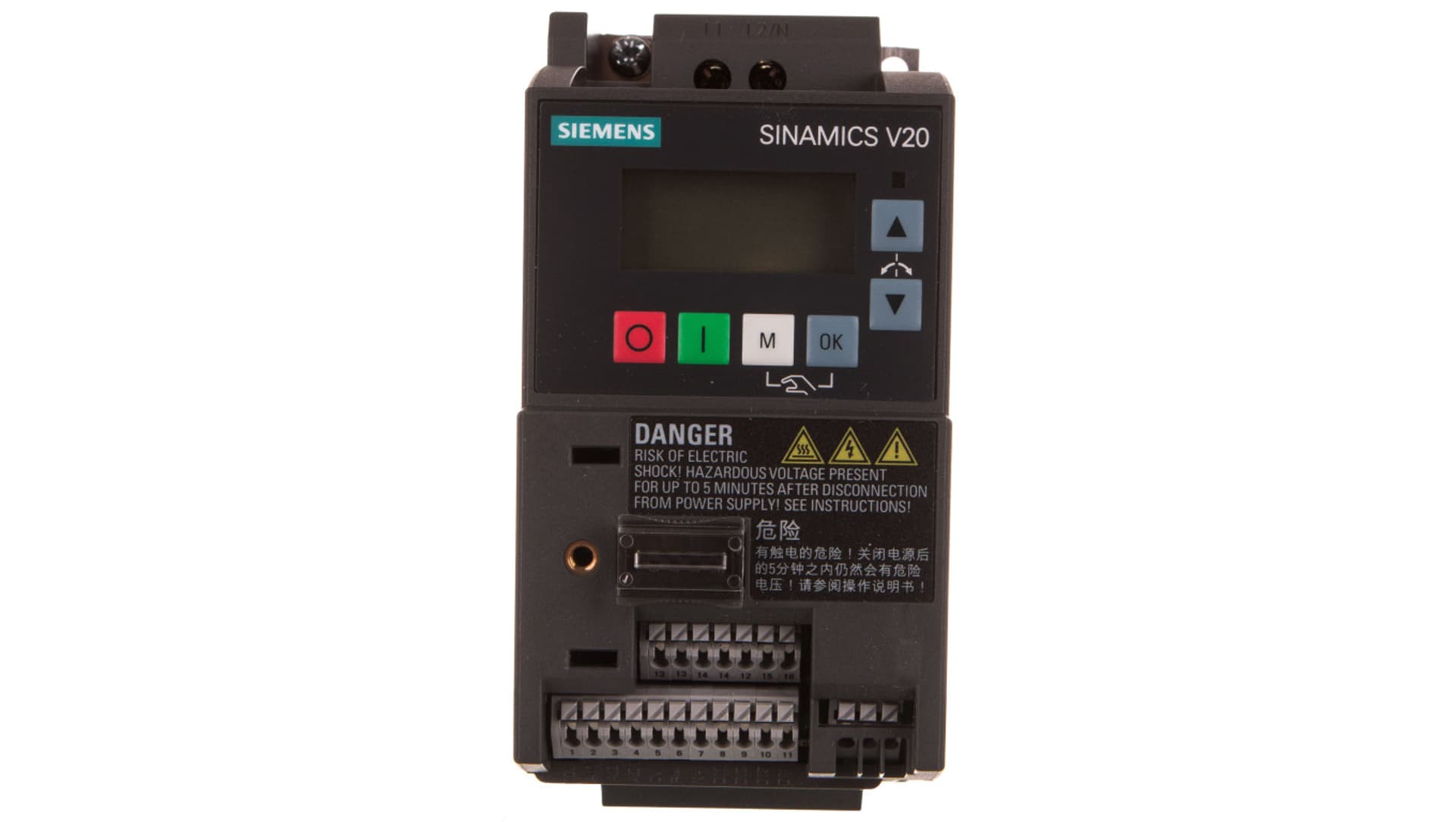 

Falownik Sinamics Uwe=230V Uwy=3x230V 47-63Hz 0,25kW 6SL3210-5BB12-5UV1