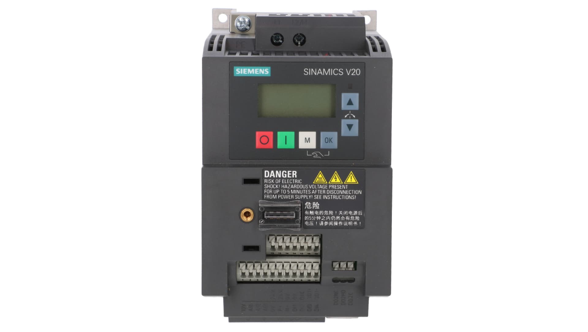 

Przemiennik częstotliwości SINAMICS V20 AC 200-240V 1.5 kW 6SL3210-5BB21-5UV1
