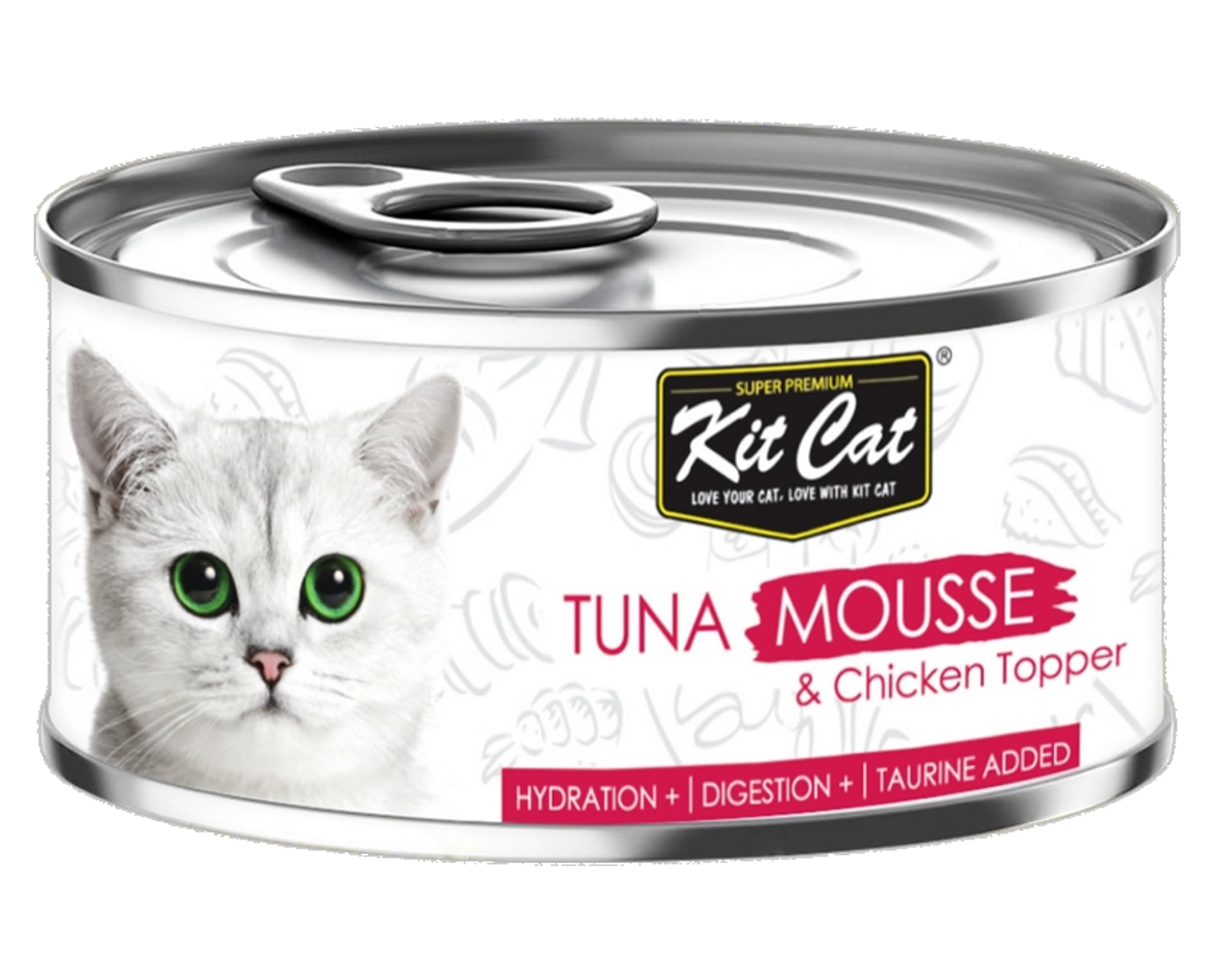 

KIT CAT Tuna Mousse - Mus z tuńczyka dla kota 80g [KC-2500]