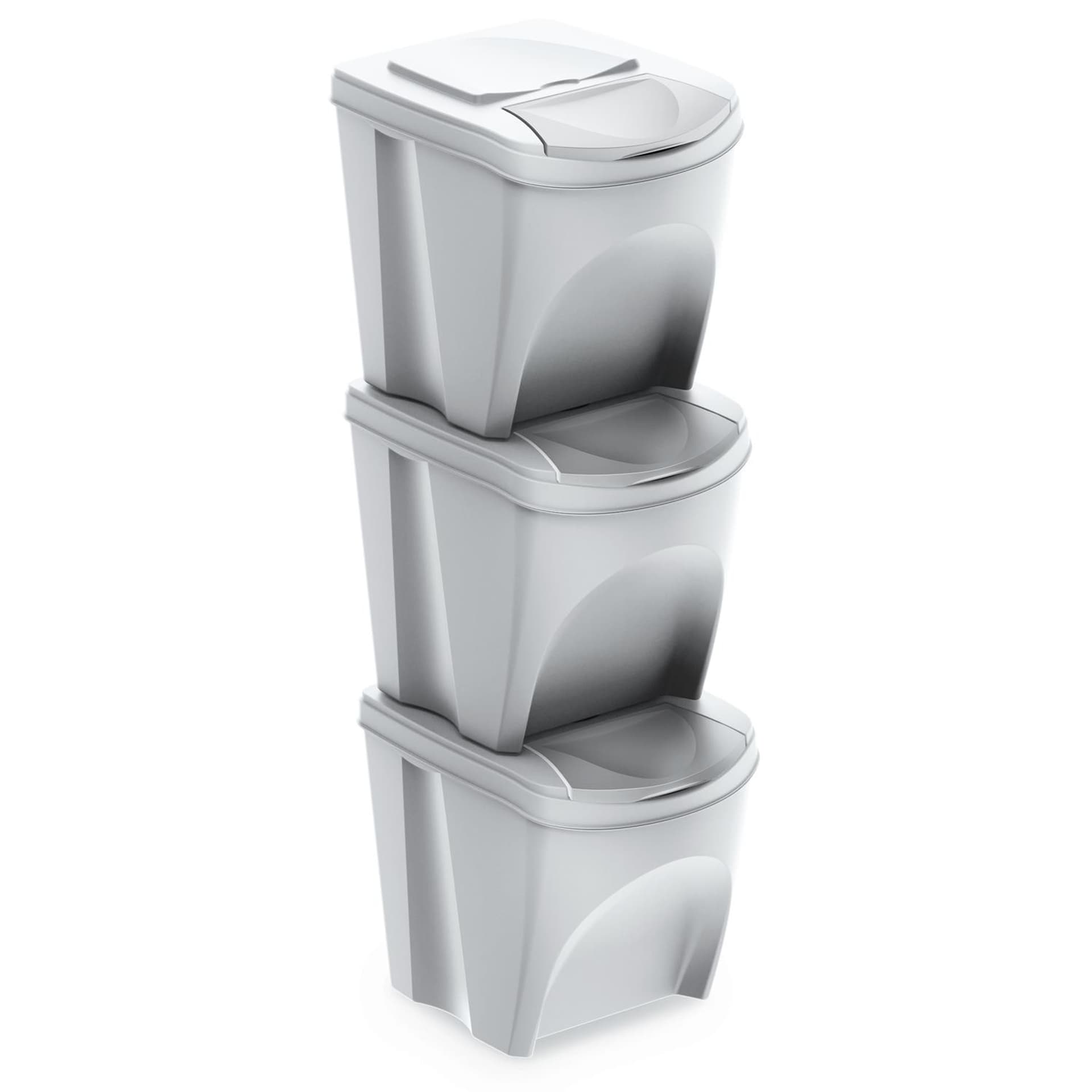 

Zestaw koszy do segregacji Sortibox 3x25L biały