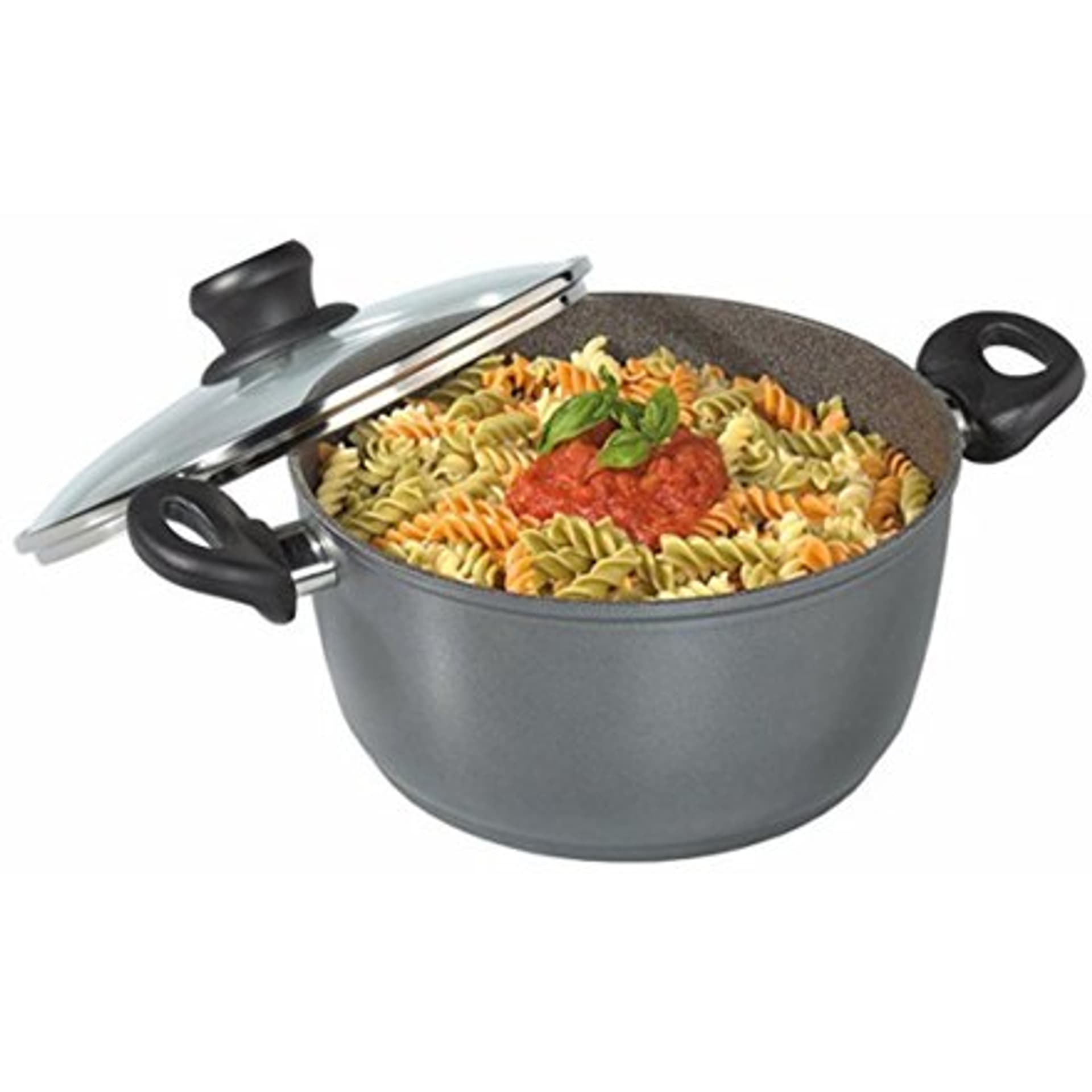 

Stoneline XXL Cooking pot 7195 5 L, die-cast aluminium, Grey, Lid included